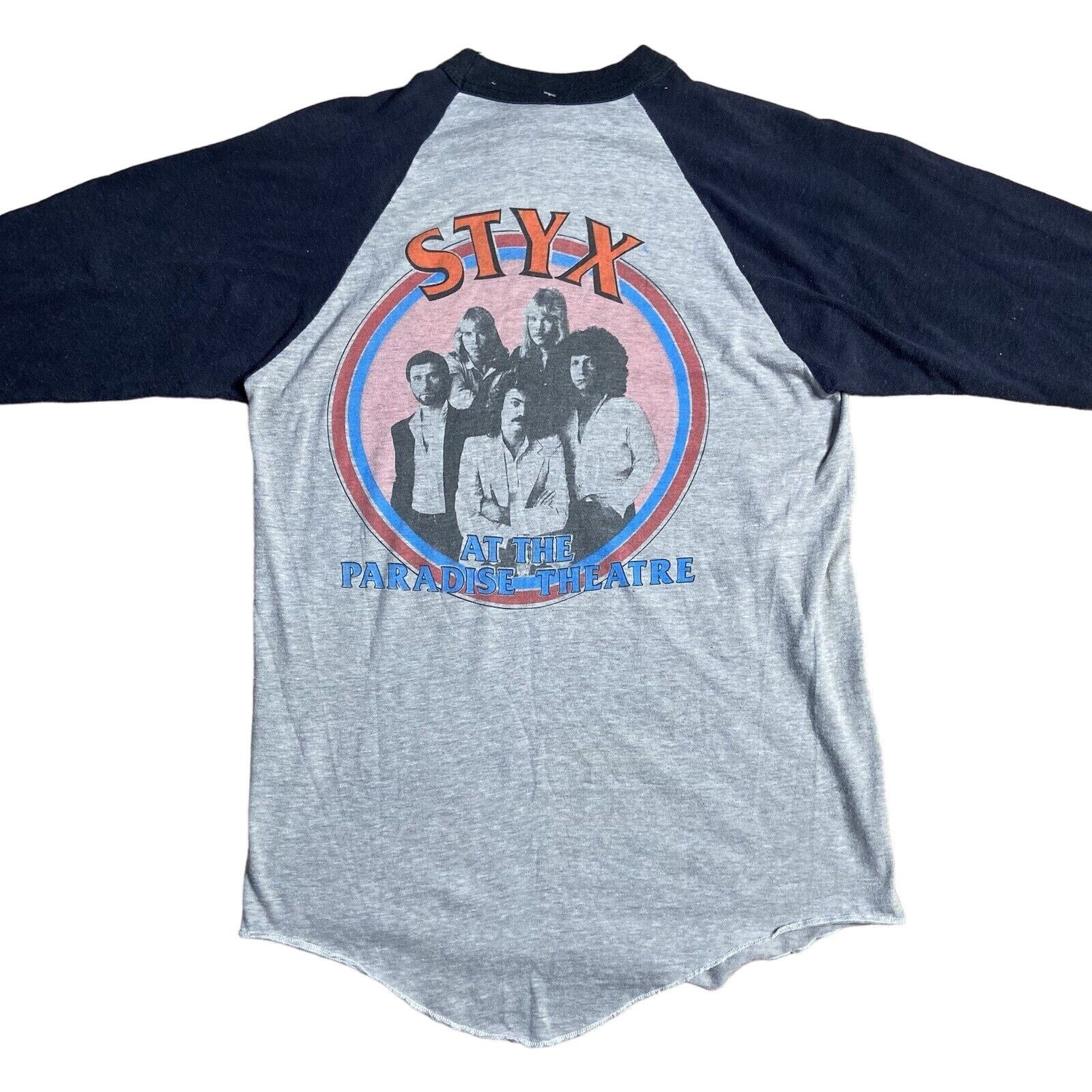 Paradise Vintage 1981 STYX At The Paradise Theatre Baseball T-shirt Size US S / EU 44-46 / 1 - 2 Thumbnail