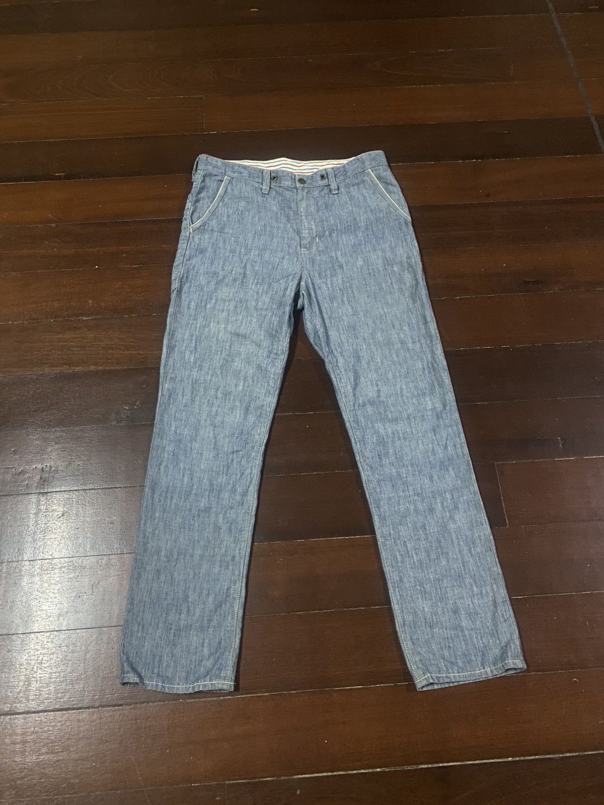 image of Fire Edwin Dungaree Comfortable Straight Leg in Grey, Men's (Size 34)
