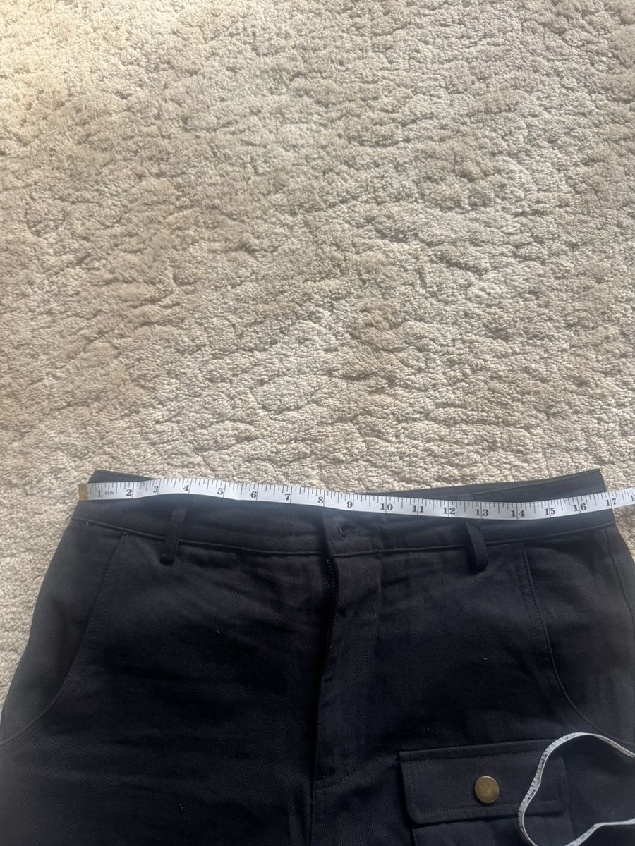 Mondaysuck Black Utility Multi Pocket Cargo Short Size US 32 / EU 48 - 4 Thumbnail