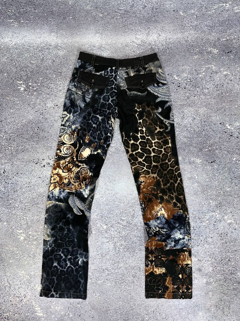 Japanese Brand Vintage Roberto Cavalli Style Leopard y2k 2000s Size 28" / US 6 / IT 42 - 8 Thumbnail