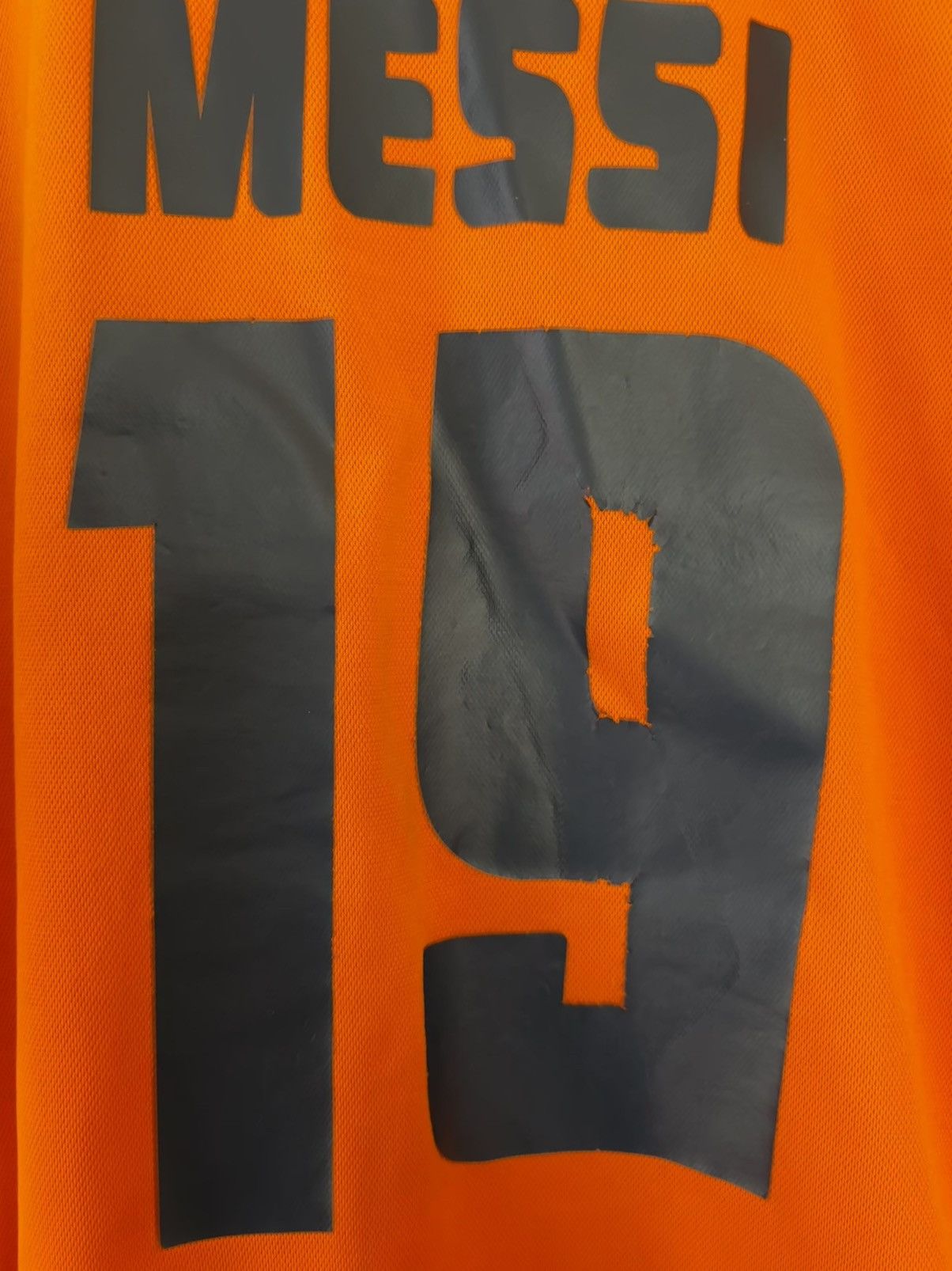 Nike Lionel Messi #19 FC Barcelona 2007/08 Nike Away Jersey Size US XXL / EU 58 / 5 - 8 Thumbnail