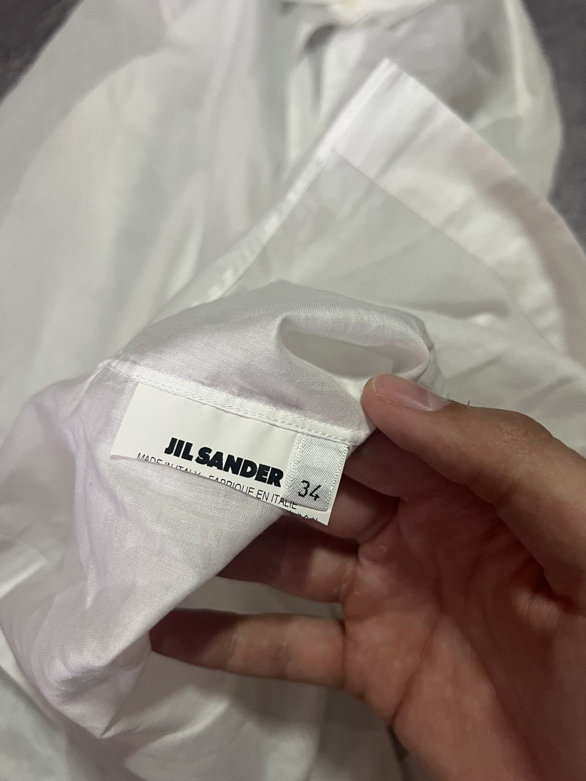 Jil Sander Jil Sander 1/2 Button Up White Shirt Avant Garde Vintage Size XXS / US 00 / IT 34 - 5 Thumbnail