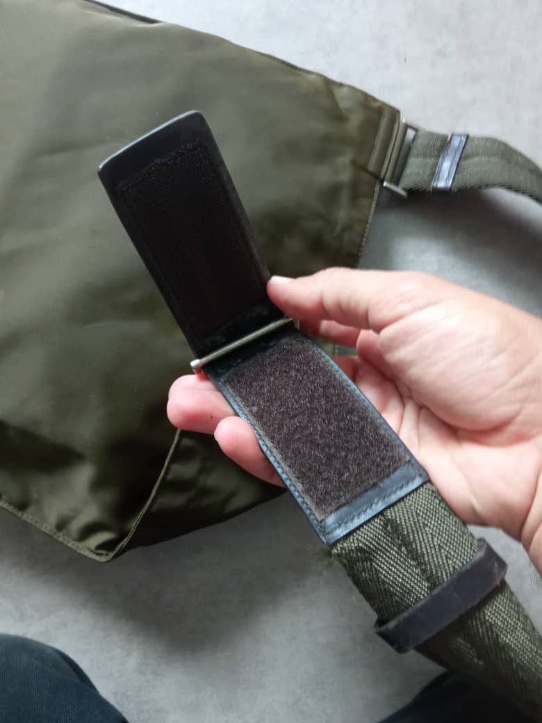 Prada PRADA NYLON MESSENGER BAG IN GREEN ARMY Size ONE SIZE - 8 Thumbnail