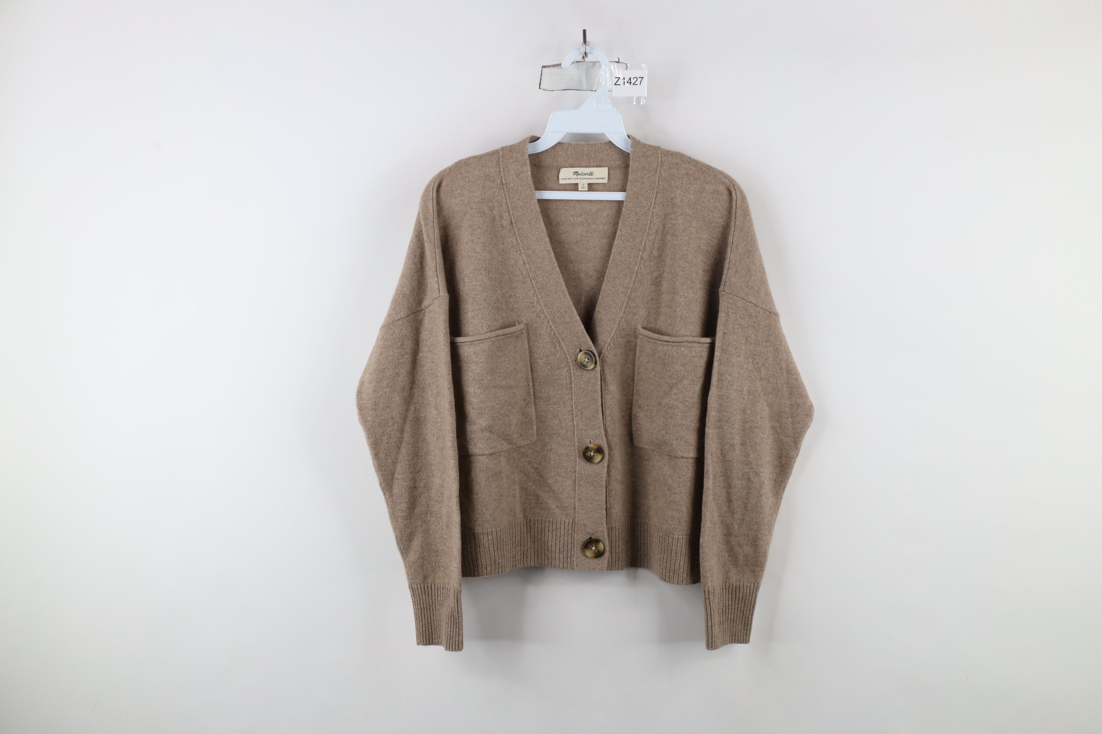 Madewell × Vintage Madewell (Re)sponsible Cashmere Knit Upton Cardigan Sweater Size S / US 4 / IT 40 - 1 Thumbnail