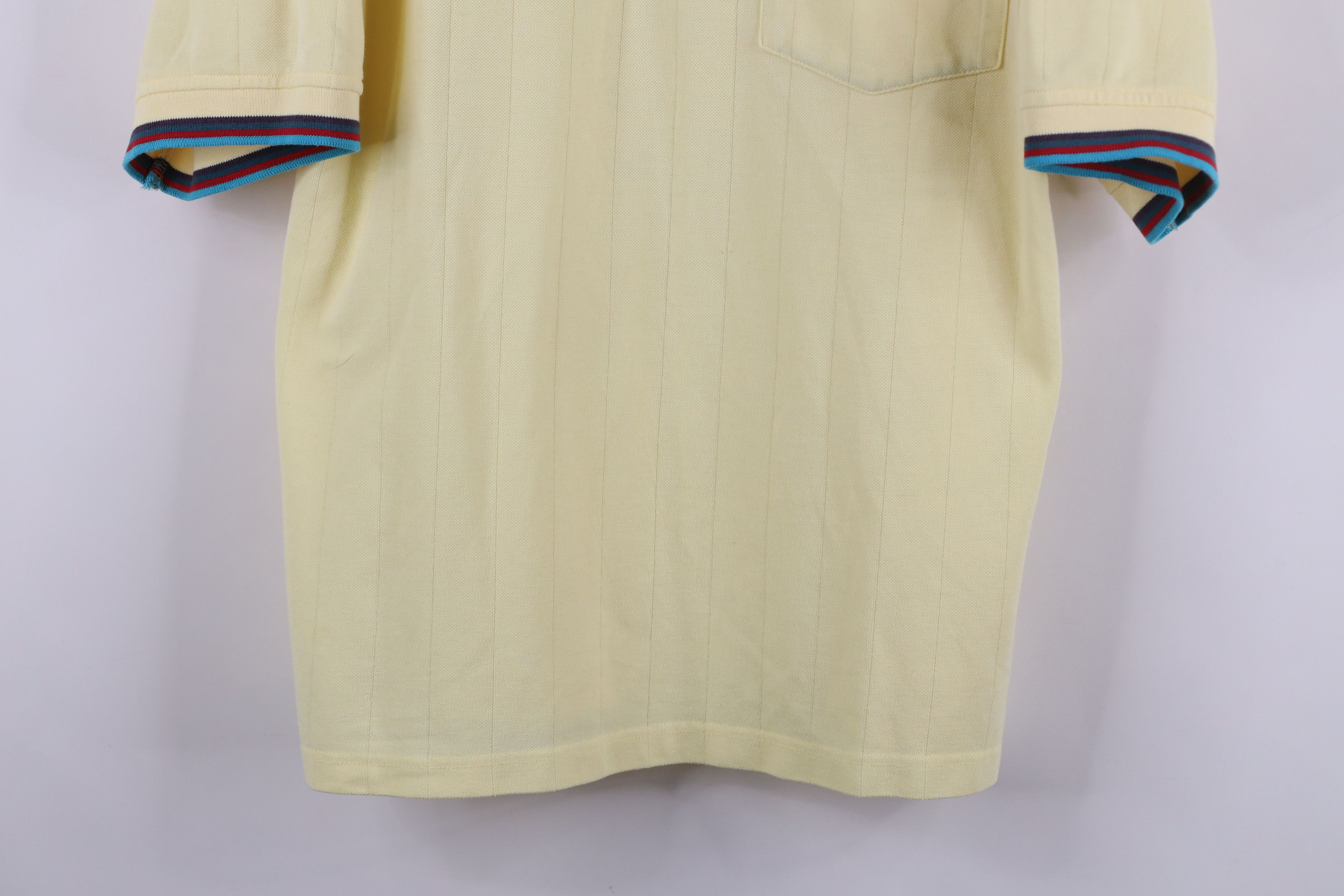 Vintage Vintage 90s Streetwear Striped Knit Collared Polo Shirt Size US M / EU 48-50 / 2 - 3 Thumbnail