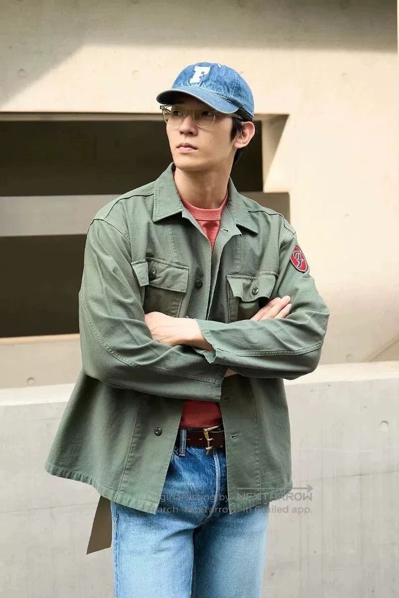 Full Count & Co. FULLCOUNT OG107 Military Vintage Jacket. Size US S / EU 44-46 / 1 - 2 Thumbnail