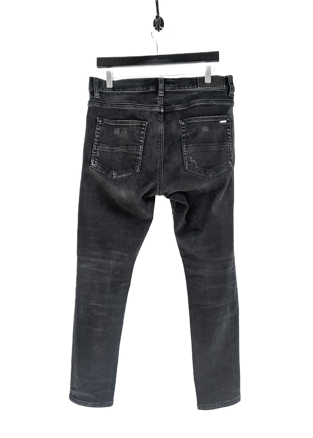 Amiri Amiri Washed Black Bandana MX1 Distressed Jeans Size US 31 - 3 Thumbnail