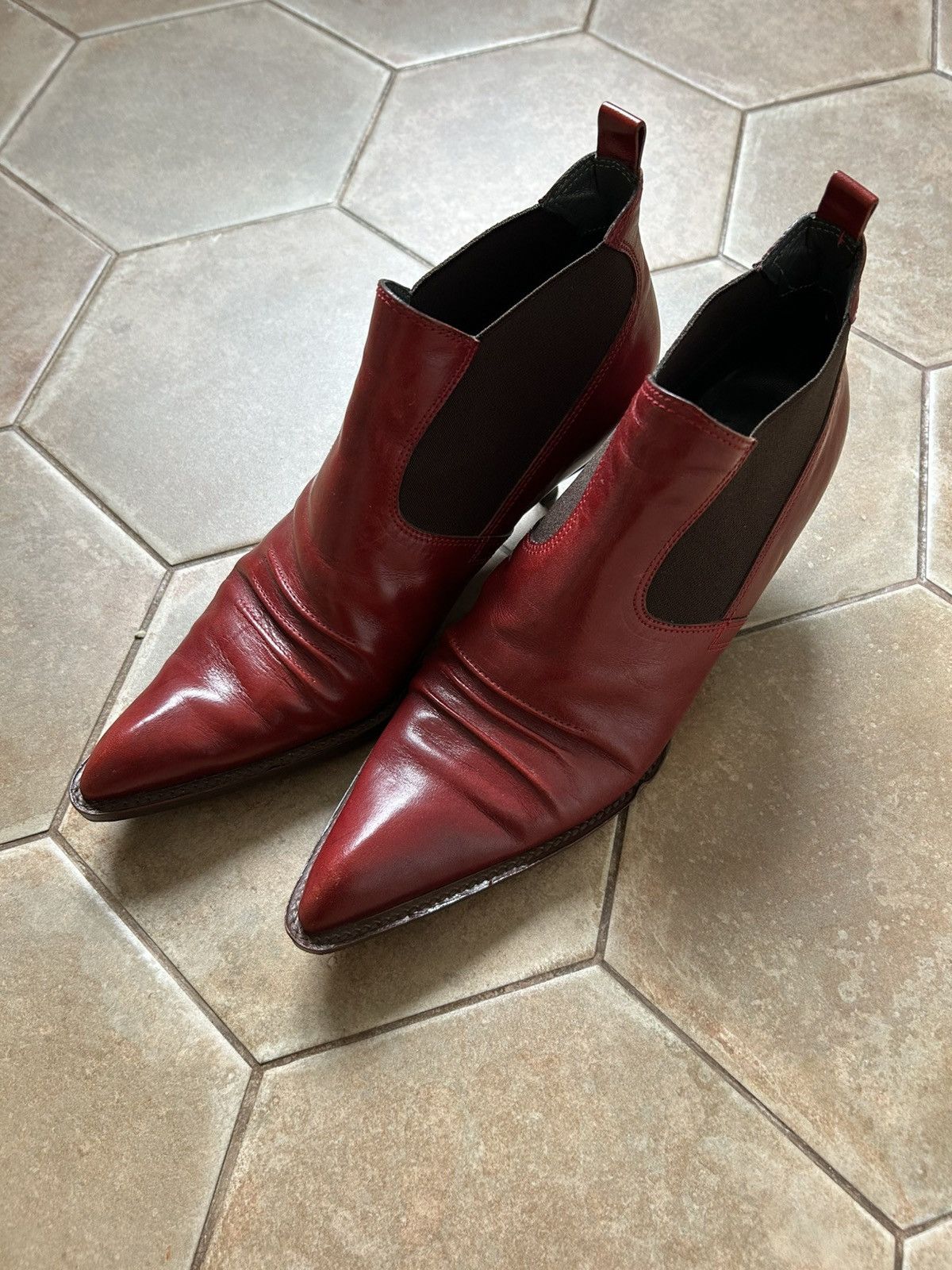 Miu Miu Miu Miu y2k Vintage Heels leather Size US 7 / IT 37 - 4 Thumbnail