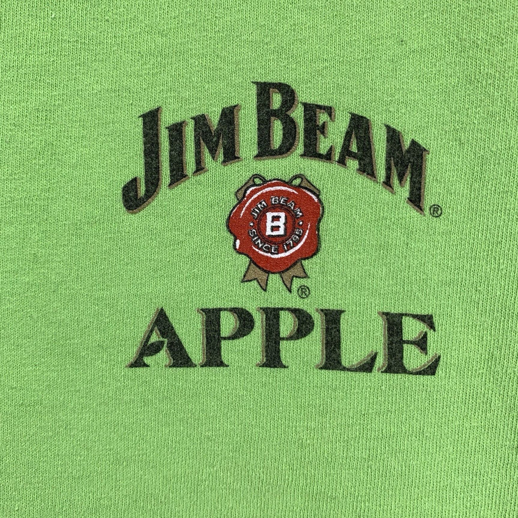 Gildan Gildan Jim Beam Graphic Print T-Shirt Unisex Adult Large Light Green Logo Tee Classic Whiskey Party Size US L / EU 52-54 / 3 - 2 Thumbnail