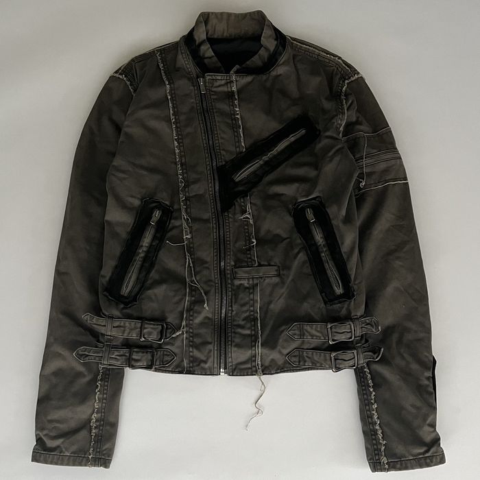 Yasuyuki Ishii Yasuyuki Ishii Leather Multi Zip Moto Jacket | Grailed