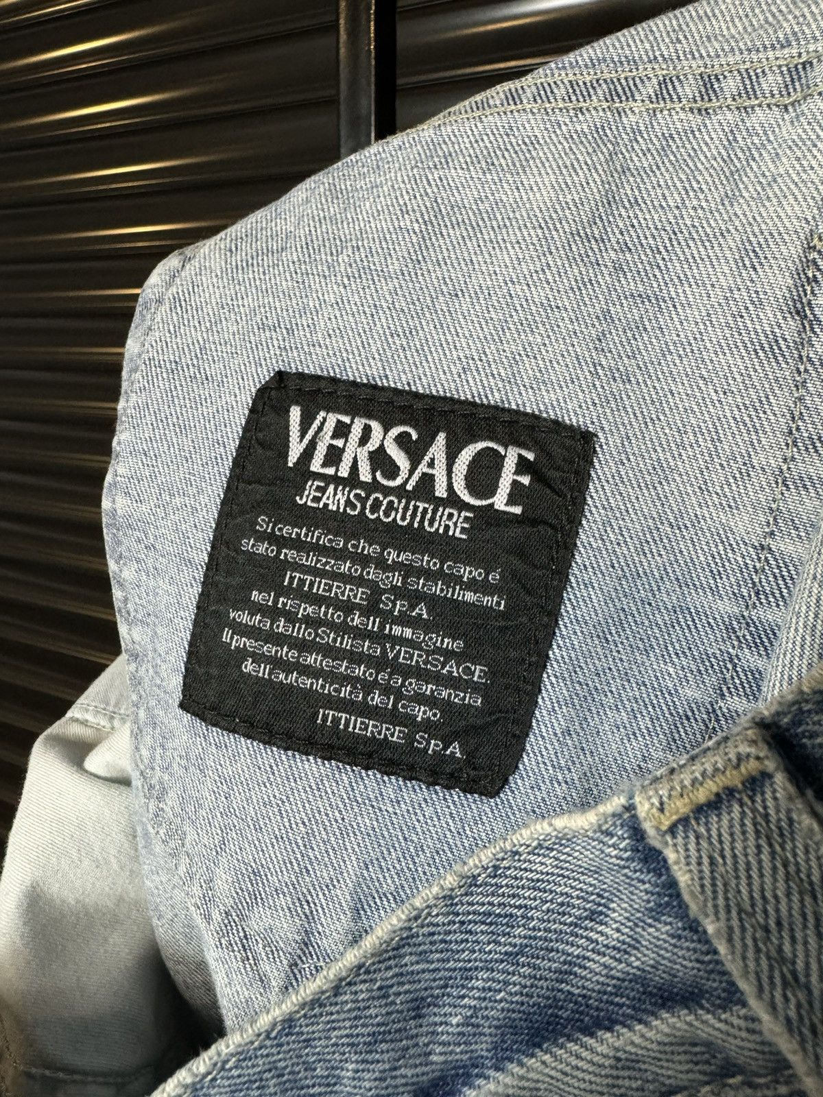 Versace Jeans Couture Vintage 90s Versace Jeans Couture Denim - 34 Size US 33 - 11 Thumbnail