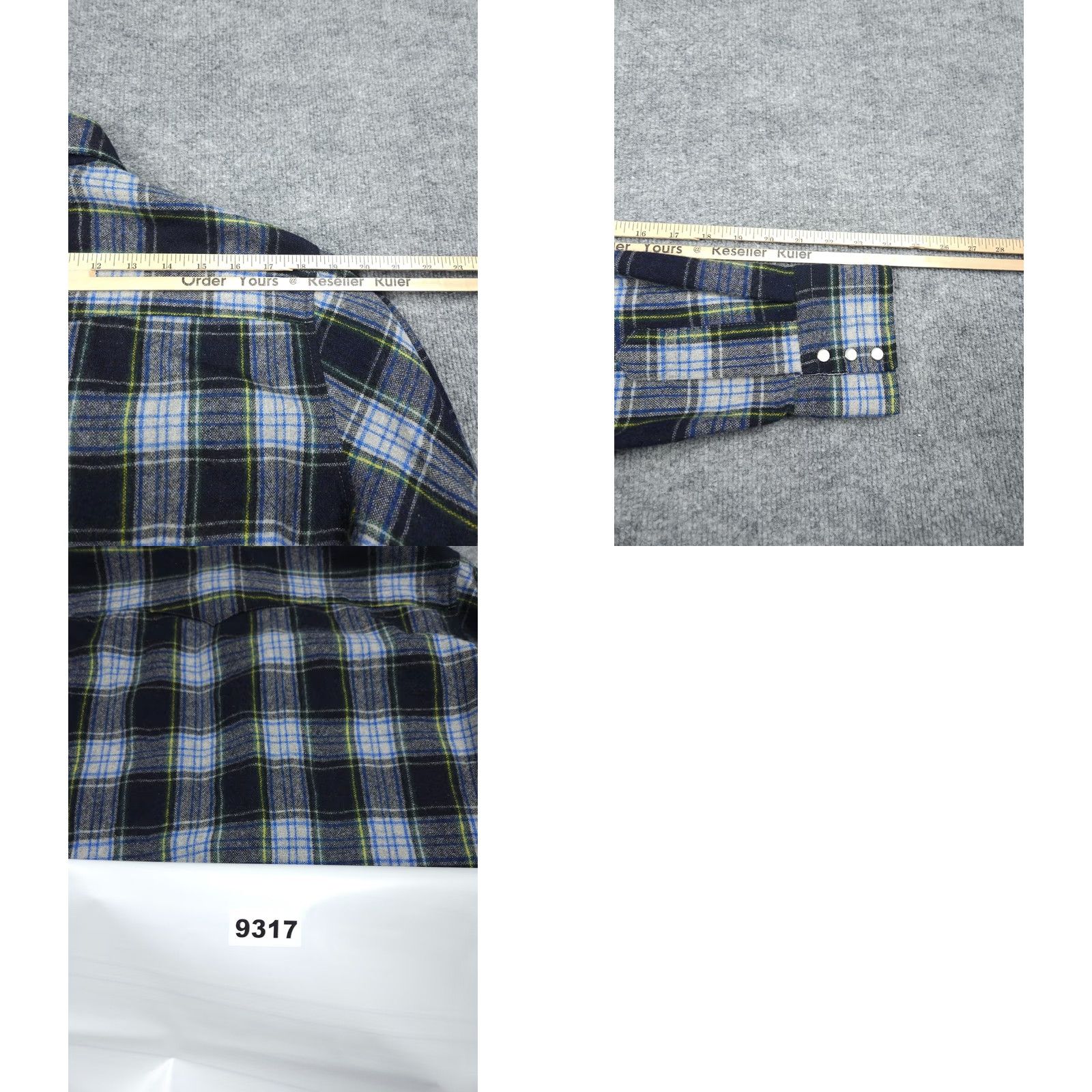 Vintage VINTAGE Mervyn's Pearl Snap Shirt Men's Large Plaid WOOL BLEND Size US L / EU 52-54 / 3 - 8 Thumbnail