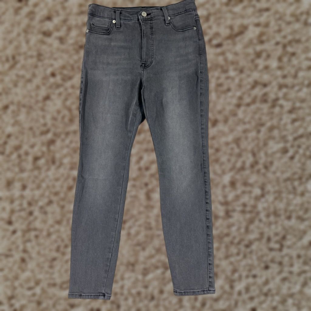Lucky Brand Lucky Brand Jeans Womens Black Denim Skinny 3 26x25 Regular Inseam 25in 5-Pocket Stretch Comfort Mid Rise Tapered Ankle Uni-Fit Molel: Lucky Brand Size 26" / US 2 / IT 38 - 1 Thumbnail