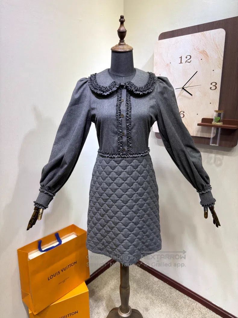 Fendi Fendi Ruffled woolen dress Size XS / US 0-2 / IT 36-38 - 1 Thumbnail