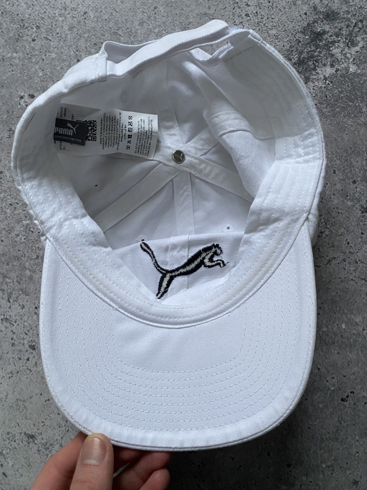 Puma Puma Baseball Cap White Embroidered Logo Speedcat One Size Size ONE SIZE - 3 Thumbnail