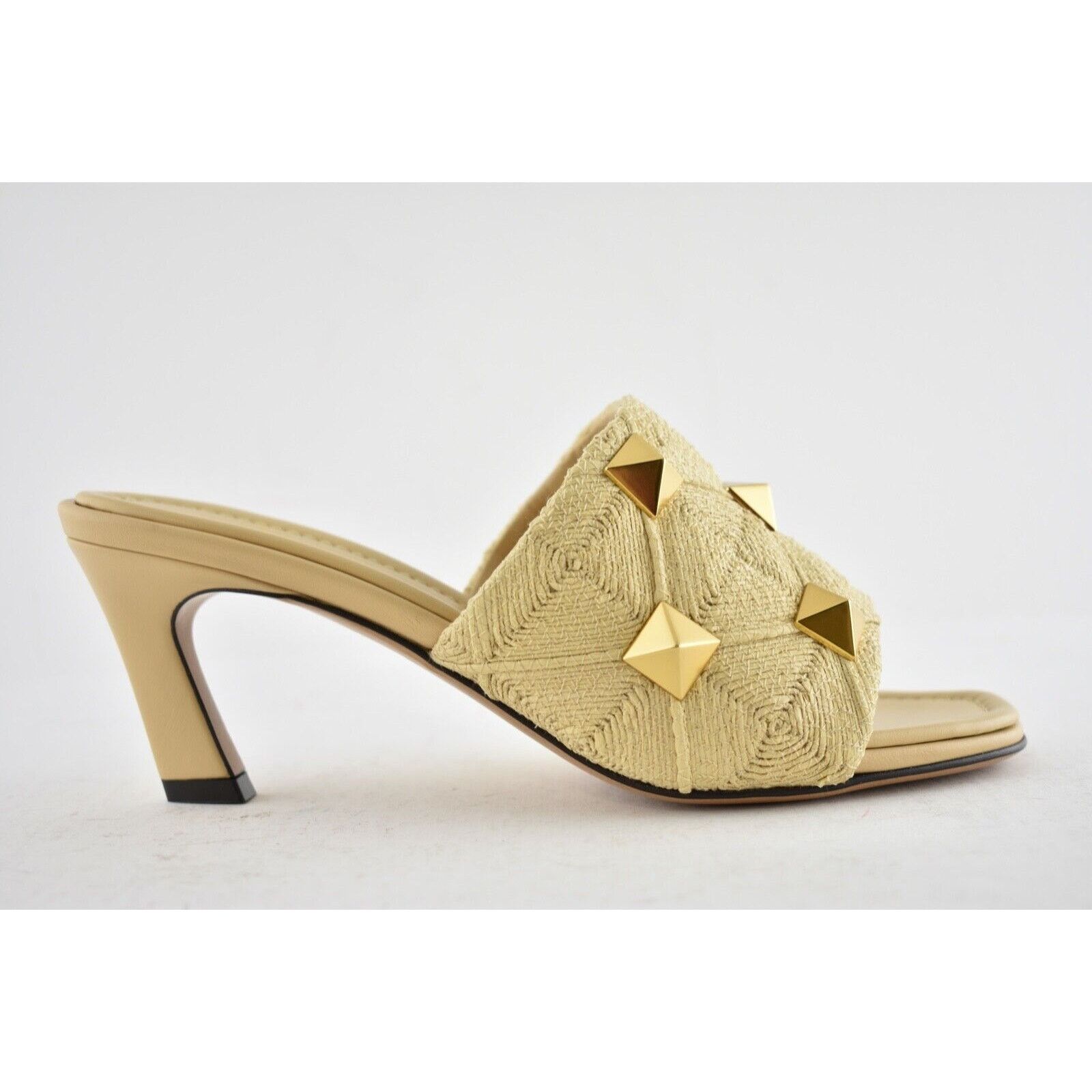 Valentino Rockstud Roman Stud Backless Mule Slide Heel Sandal 35.5 Size US 5.5 / IT 35.5 - 2 Thumbnail