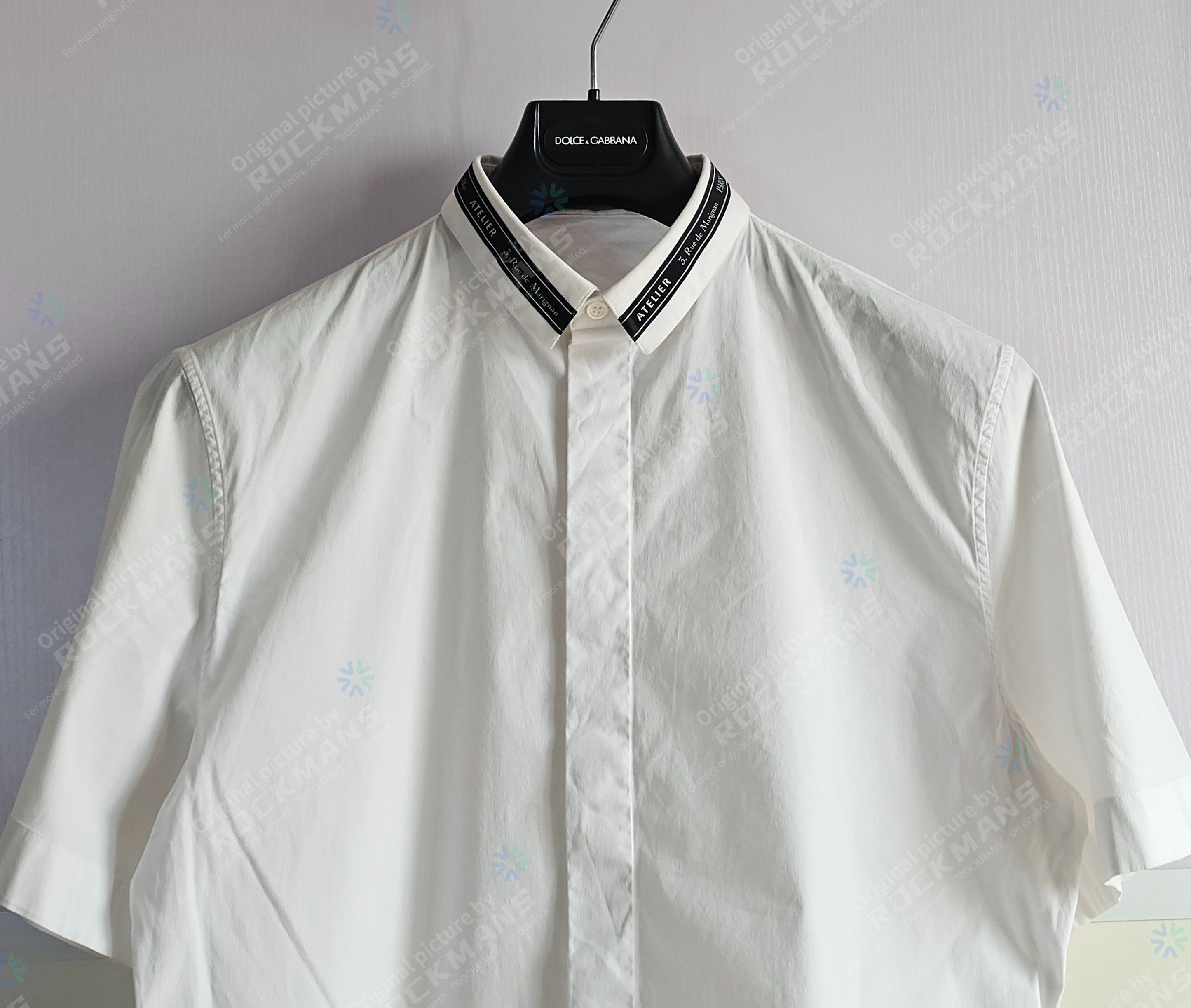 Dior Dior Men's White Short-Sleeve Shirt Size 43 Size US XL / EU 56 / 4 - 2 Thumbnail