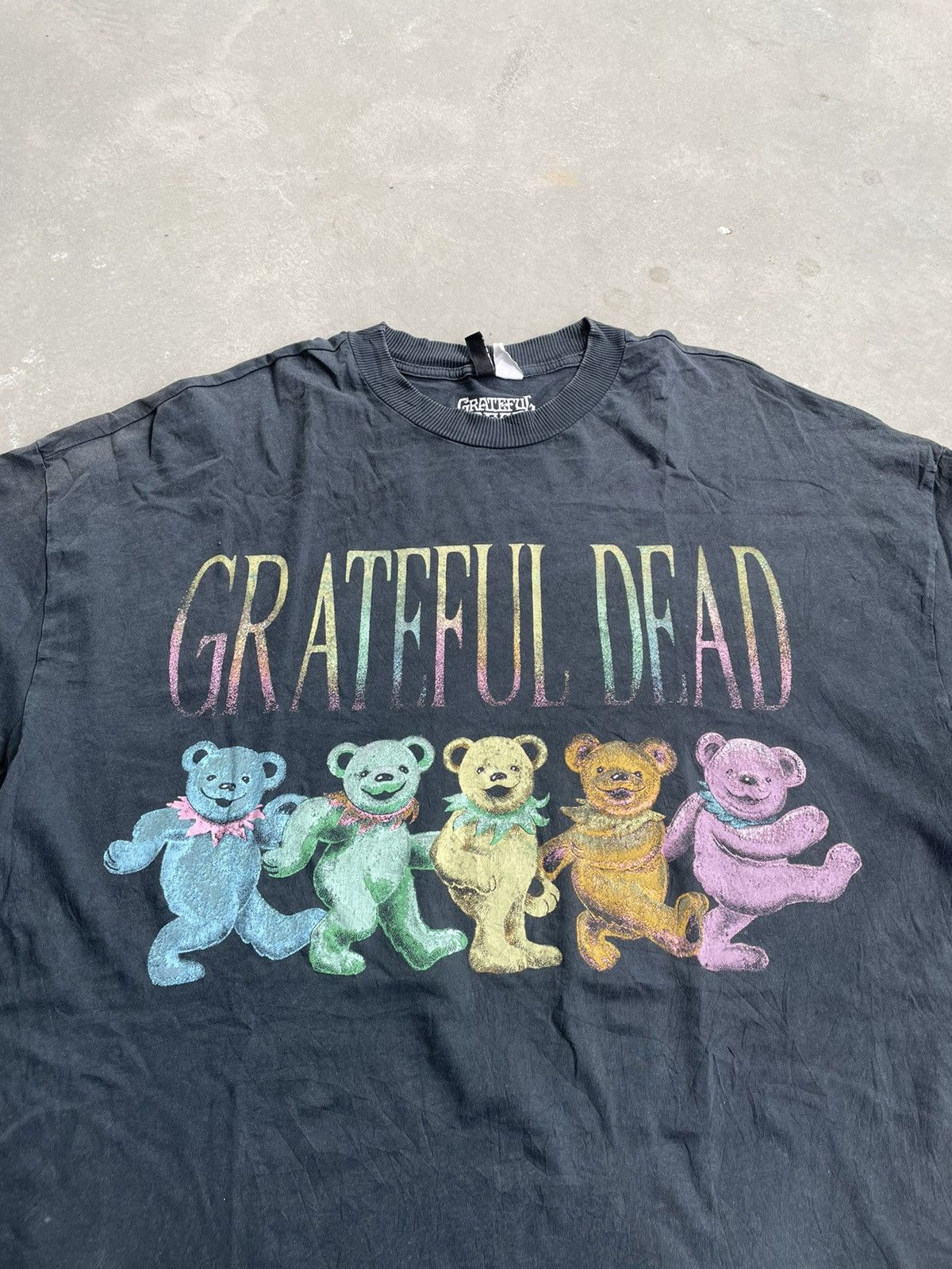 Grateful Dead GRATEFUL DEAD DIATRESSED BAND TEE Size US L / EU 52-54 / 3 - 2 Thumbnail