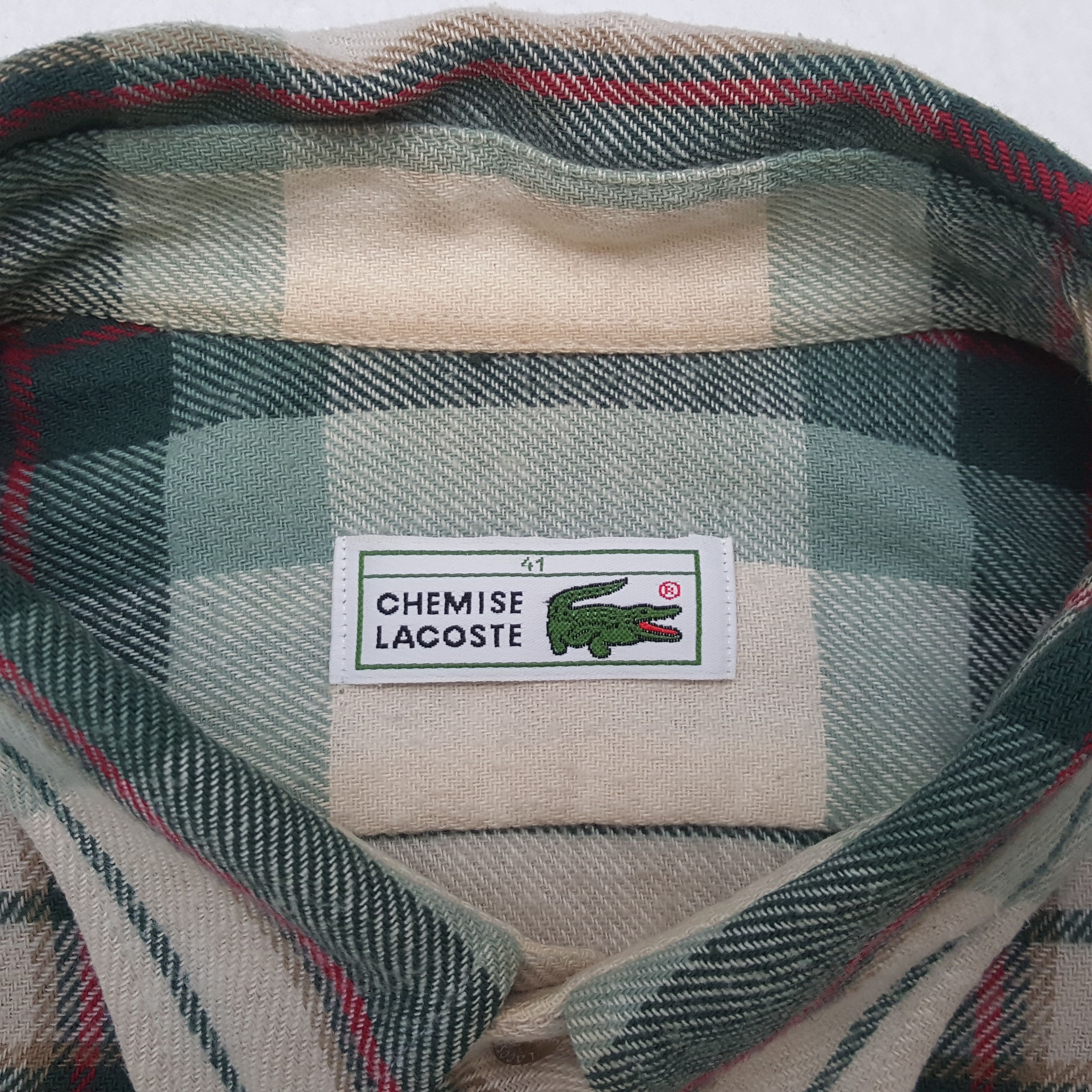 Lacoste CHEMISE LACOSTE Casual Style Shirt C285N71 Size US XXL / EU 58 / 5 - 4 Thumbnail