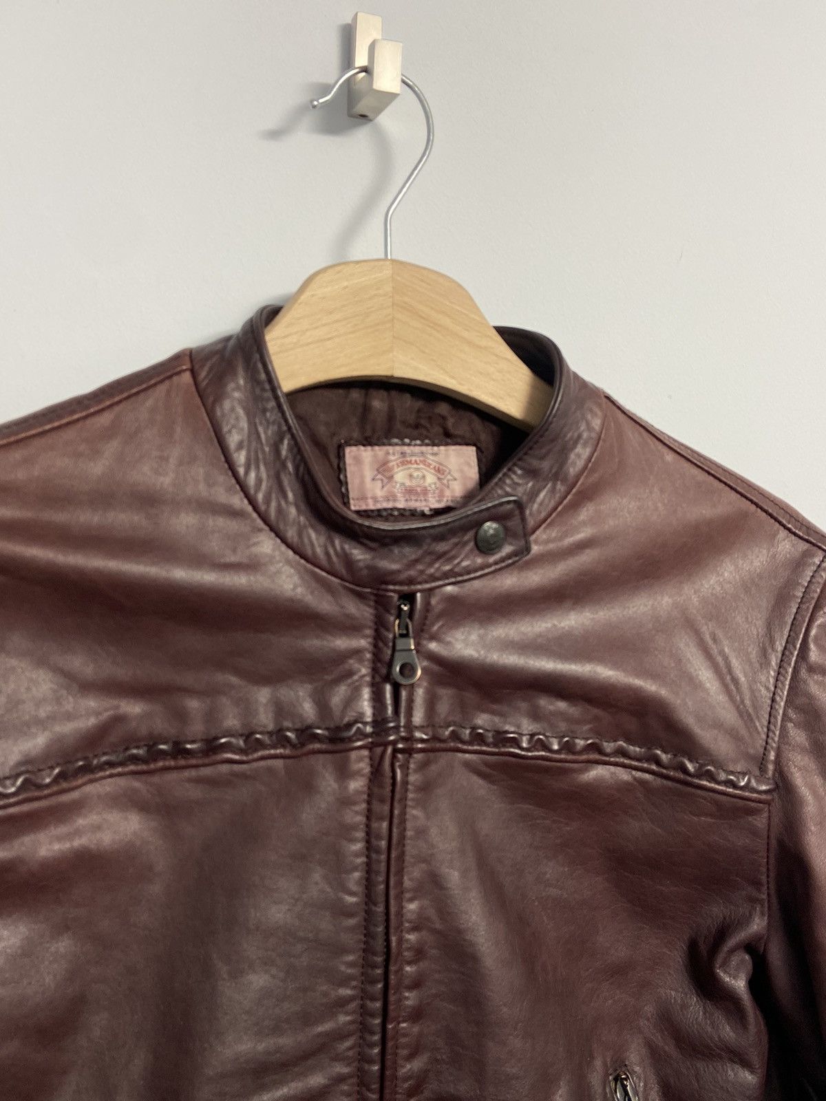 Giorgio Armani Giorgio Armani Vintage Leather Jacket Size M / US 6-8 / IT 42-44 - 5 Thumbnail