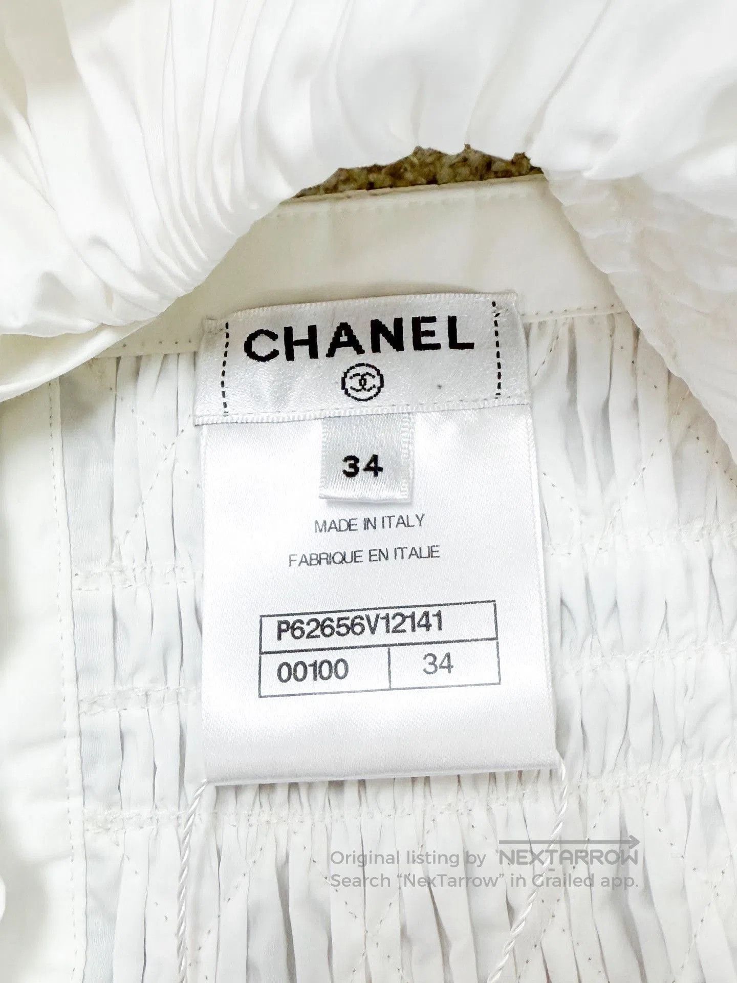 Chanel Chanel White Halter Neck Camisole. Size XXS / US 00 / IT 34 - 5 Thumbnail