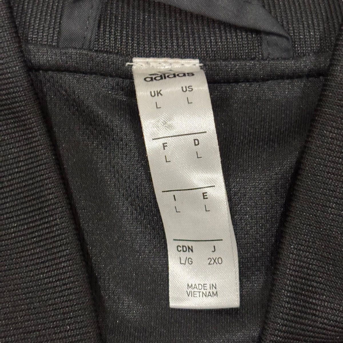 Adidas Rare Adidas Anthem Tape Bomber Windbreaker Jacket Black L Size US L / EU 52-54 / 3 - 6 Thumbnail