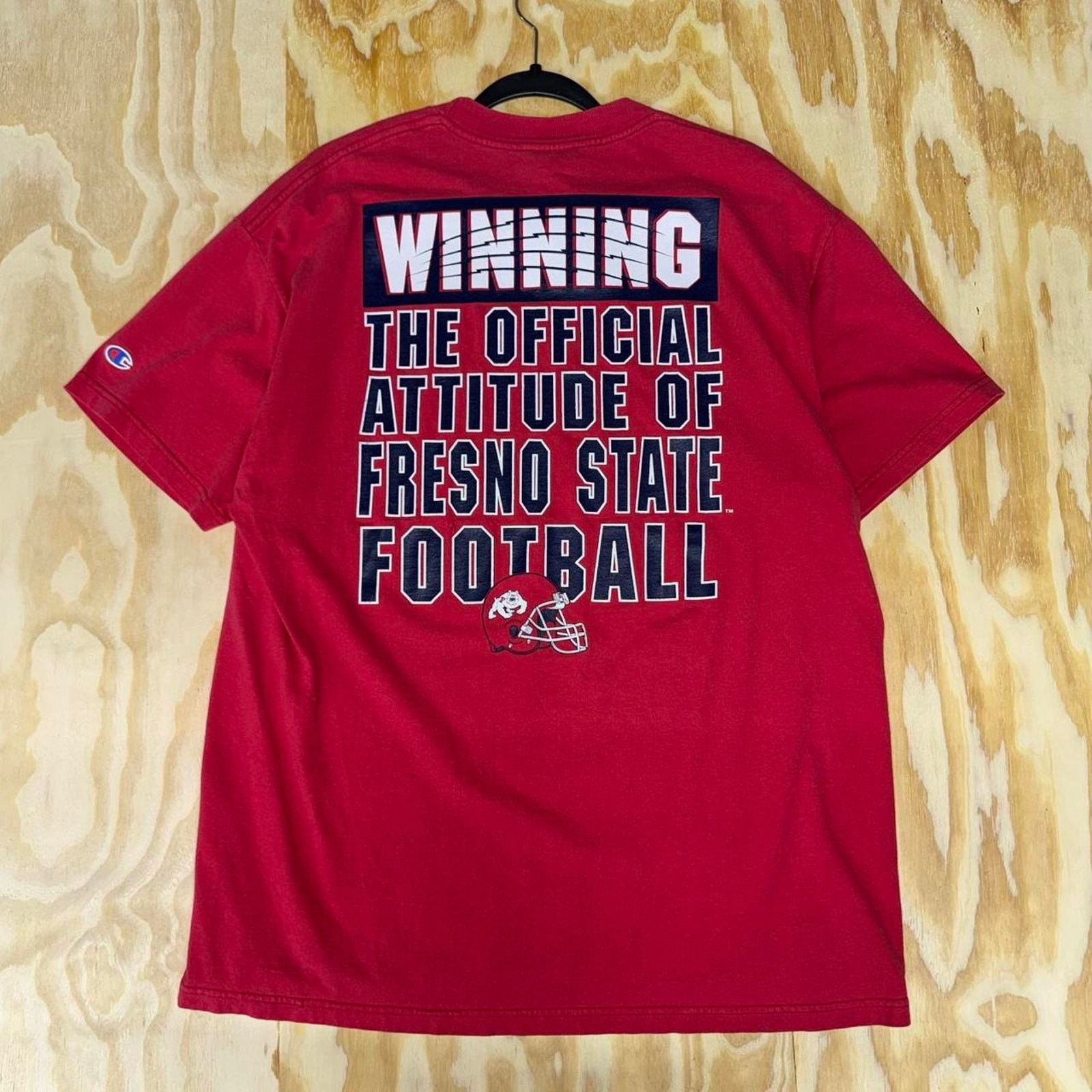Champion XL - Vintage y2k fresno state champion university t-shirt2 Size US XL / EU 56 / 4 - 1 Thumbnail