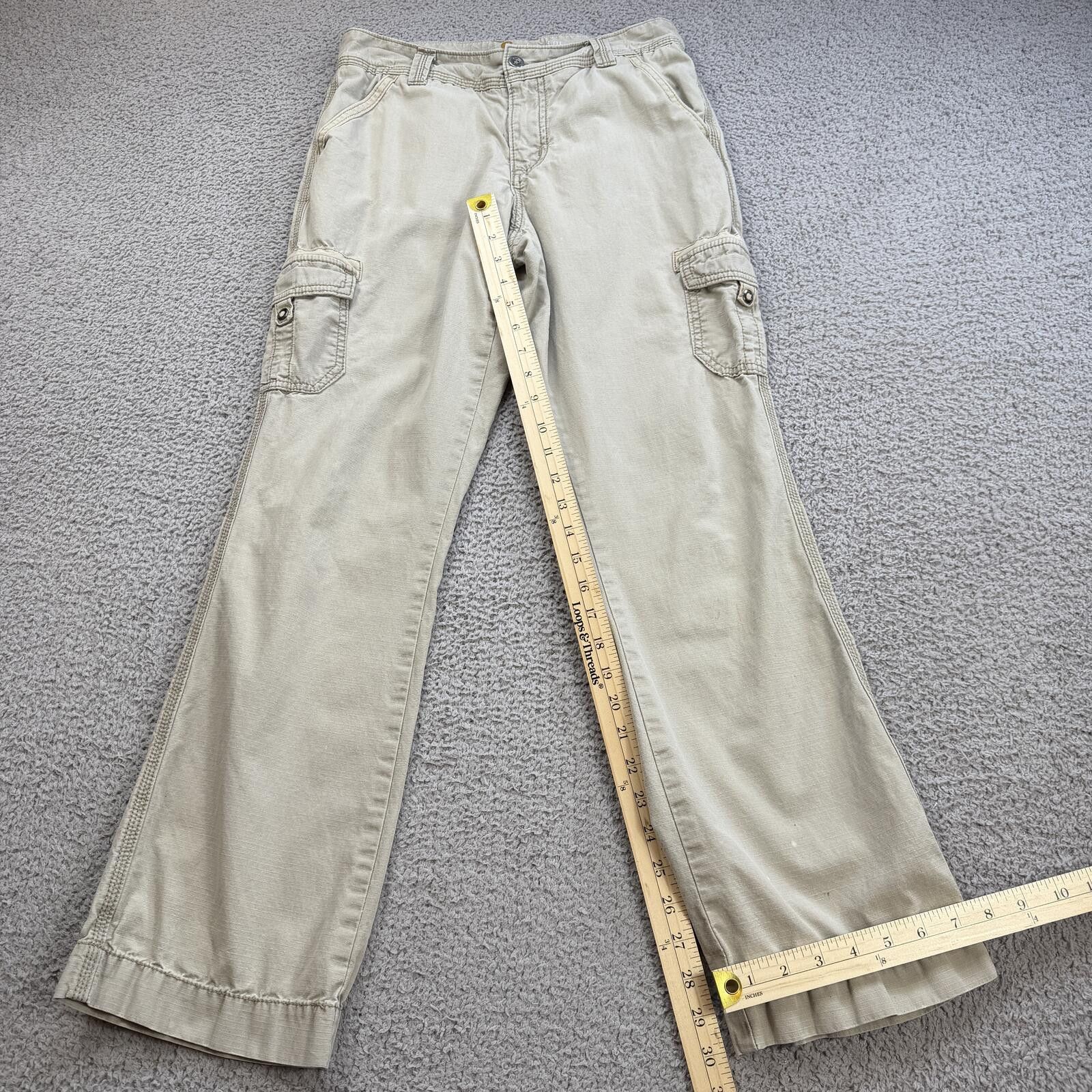 Carhartt Carhartt Relaxed Fit Cargo Pants Womens 4 Regular Tan Work Size 27" / US 4 / IT 40 - 4 Thumbnail