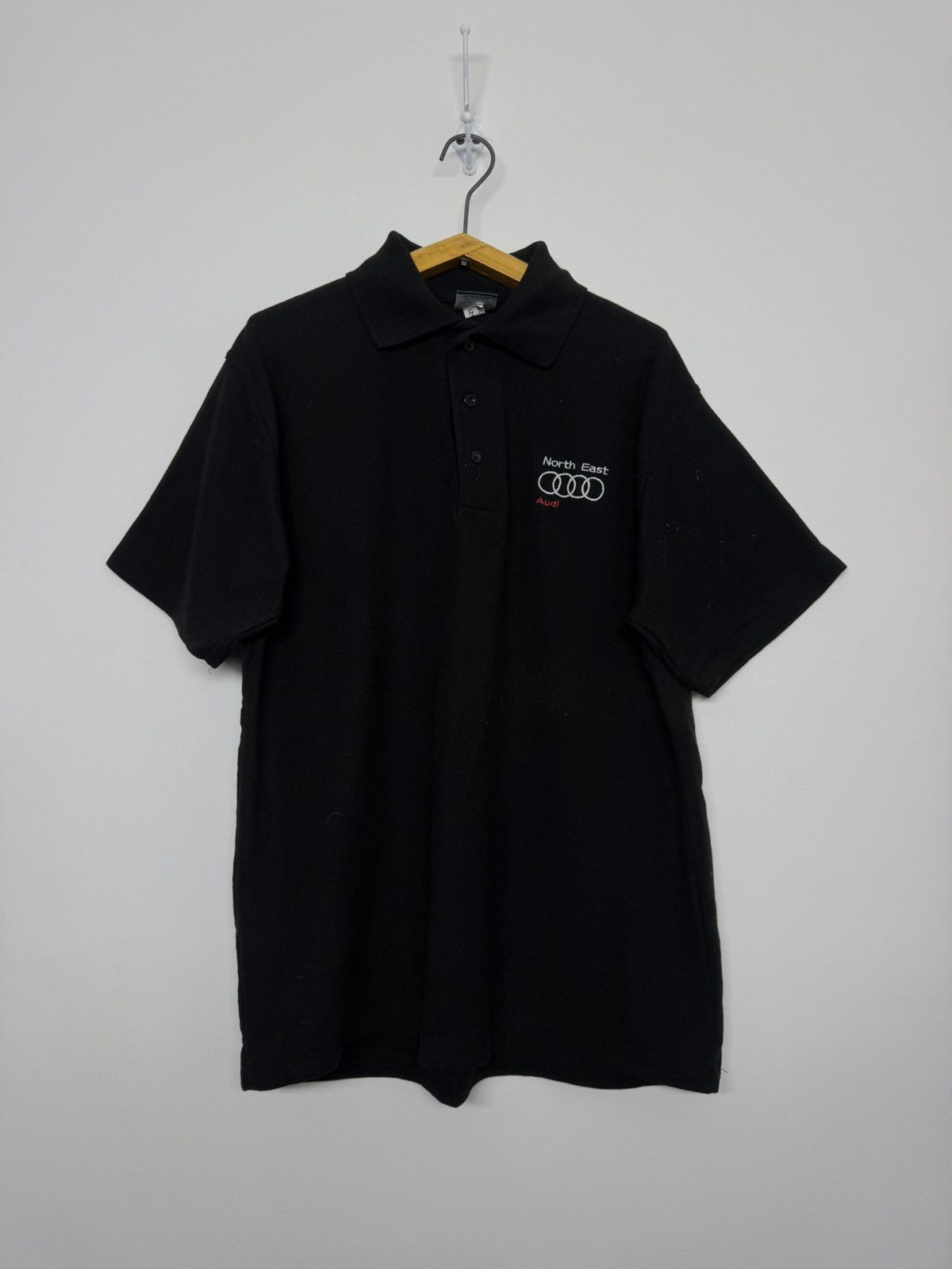 Audi Vintage Y2k Racing Polo Audi T-Shirt 00’s Size US M / EU 48-50 / 2 - 1 Thumbnail
