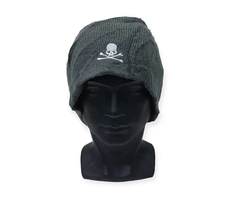 Seditionaries Japanese Brand Skulls Small Logo Beanie Hat Size ONE SIZE - 1 Thumbnail