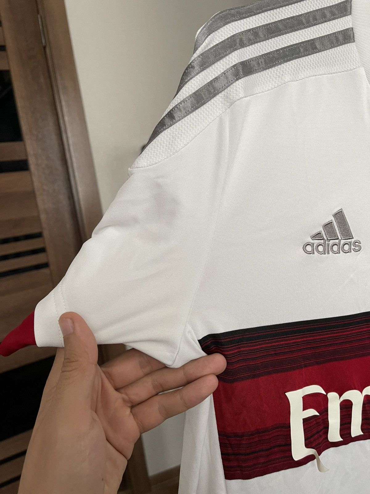 Adidas 2015/2016 AC Milan Bacca Adidas Soccer Jersey T-Shirt Size US S / EU 44-46 / 1 - 21 Thumbnail