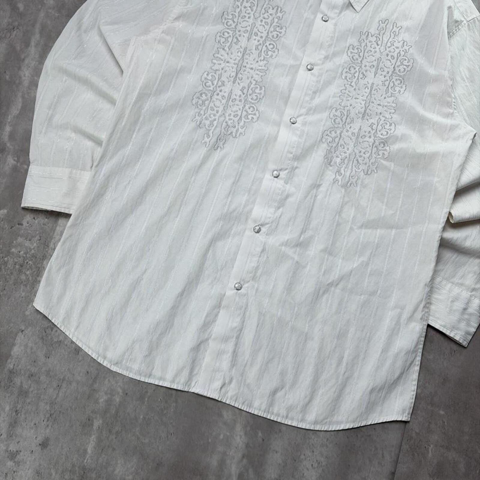 Other Y2K Franky Max Grunge Gothic Long Sleeve Button Up Shirt Size US XL / EU 56 / 4 - 3 Thumbnail