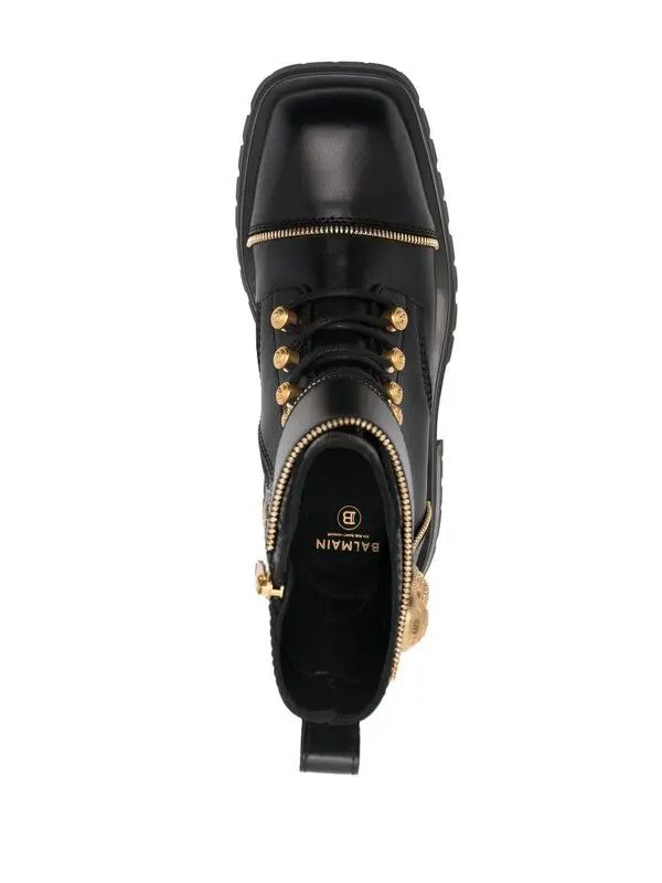 Balmain o1s1wg111225 Ranger Ankle Boots in Black Size US 5 / IT 35 - 4 Thumbnail
