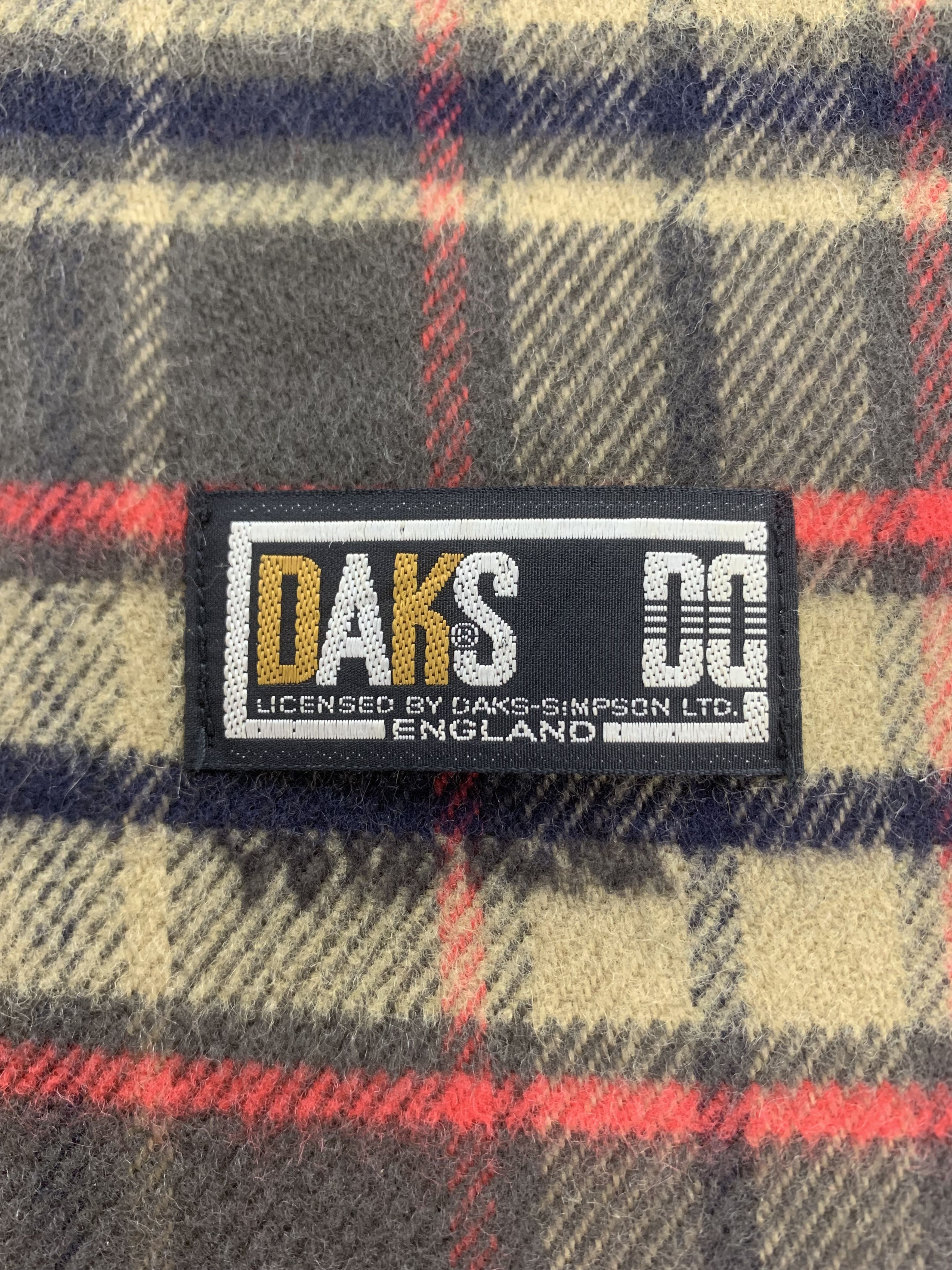 DAKS Daks Scarf Wool Muffler Neck Wrap BL2068 Size ONE SIZE - 4 Thumbnail
