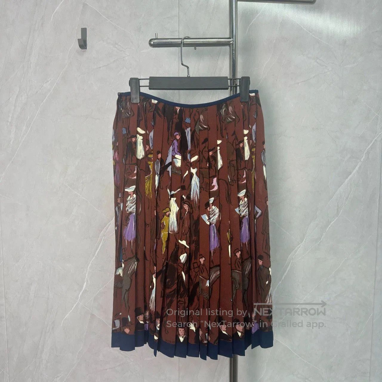 Hermes Hermes Vintage Horse Club Skirt. Size 28" / US 6 / IT 42 - 2 Thumbnail
