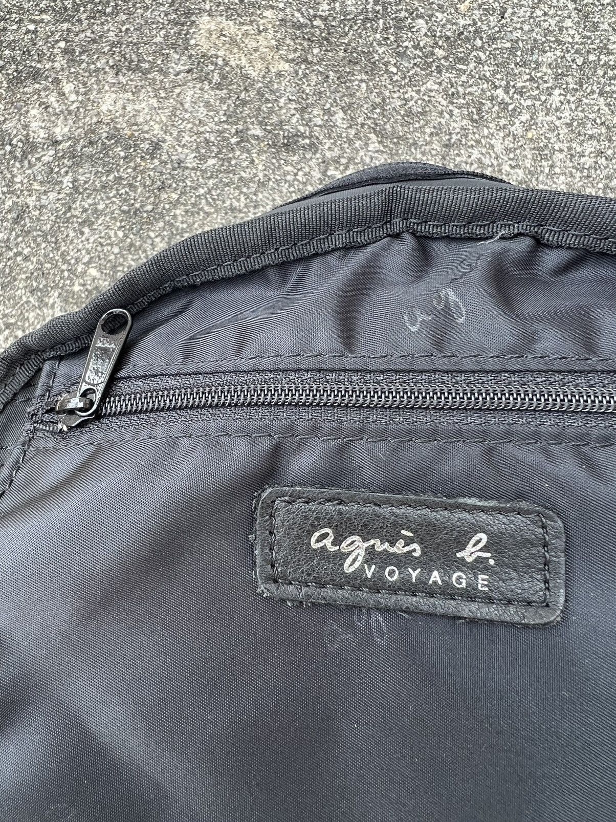 Vintage Agnes B. Black Backpack Bag