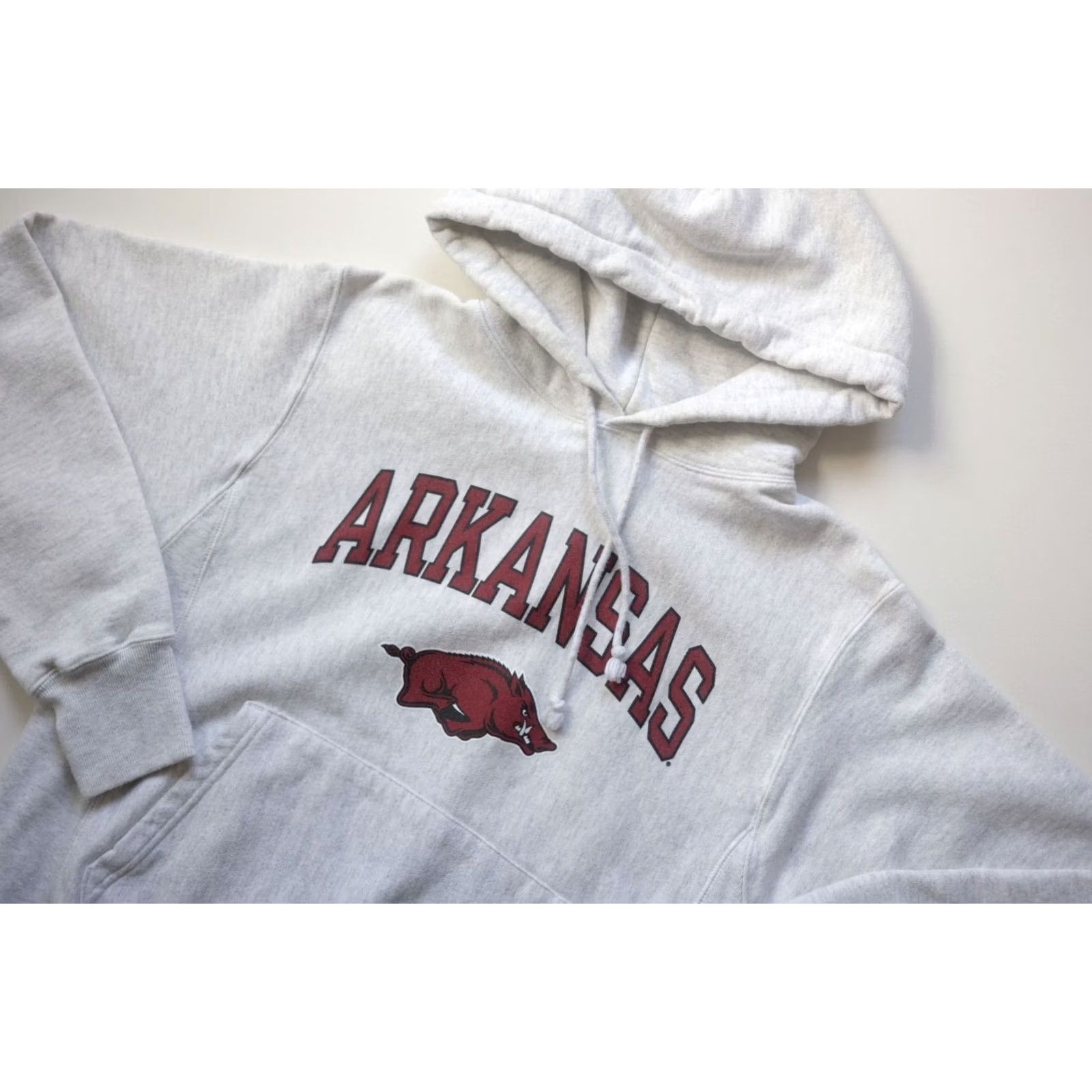 Champion VINTAGE Champion REVERSE WEAVE Arkansas Sweatshirt Gray SZ S College University Mens Size US S / EU 44-46 / 1 - 5 Thumbnail