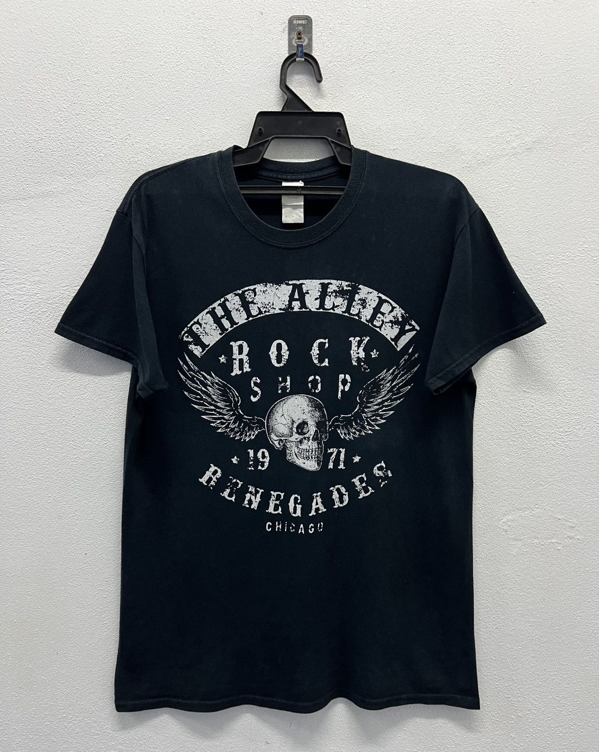 Gildan × Vintage THE ALLEY CHICAGO ROCK SHOP 1971 RENEGADES SHIRT Size US M / EU 48-50 / 2 - 1 Thumbnail