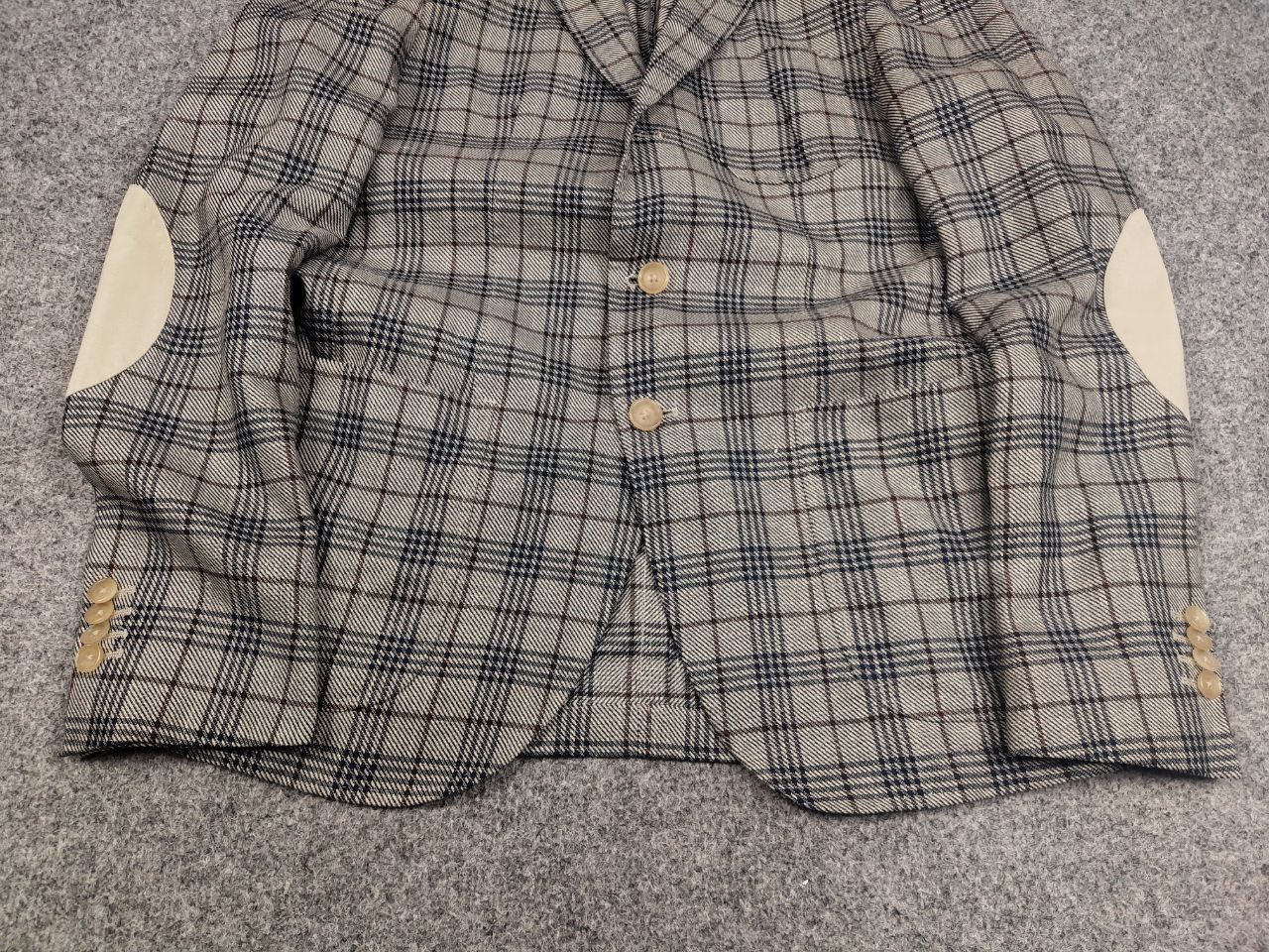 Paoloni Paoloni Italy Design classic light checked Blazer jacket Size US M / EU 48-50 / 2 - 9 Thumbnail