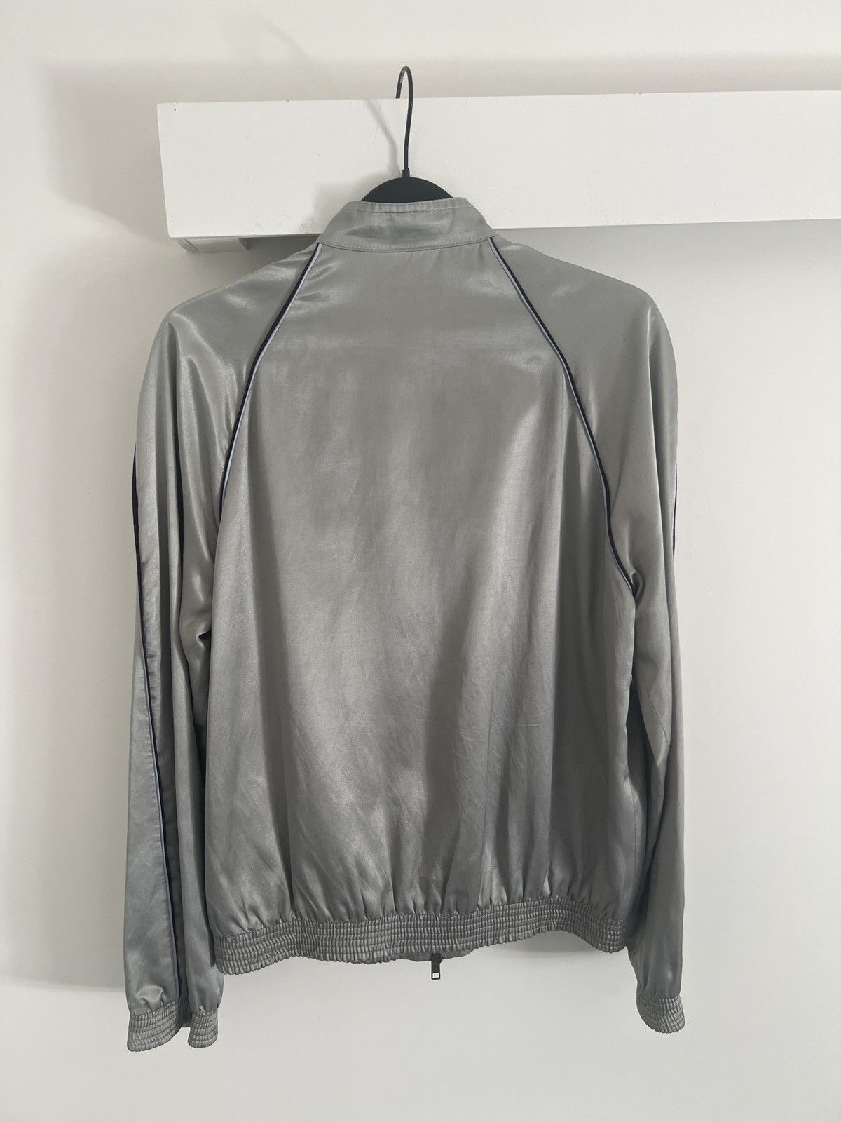 Marc Jacobs Archive marc jacob satin silver bomber jacket Size US M / EU 48-50 / 2 - 2 Thumbnail