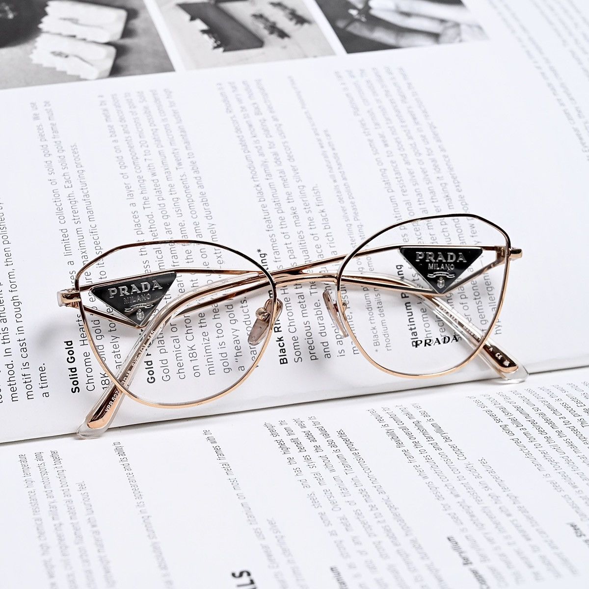Miu Miu PRADA 0PR 52ZV GLASSES Size ONE SIZE - 8 Thumbnail