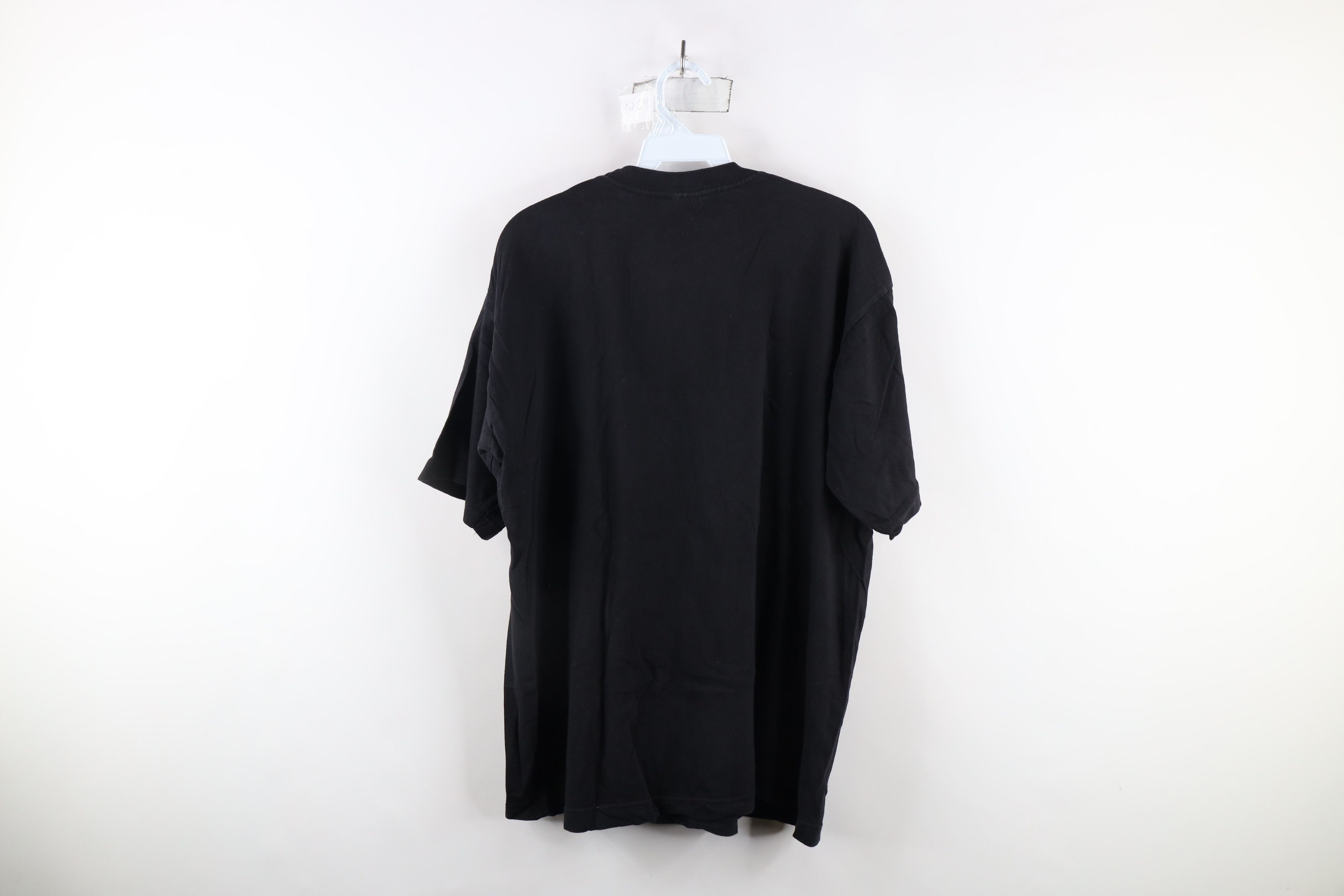 Vintage Vintage 90s Streetwear Short Sleeve T-Shirt Black Cotton Size US XXL / EU 58 / 5 - 7 Thumbnail