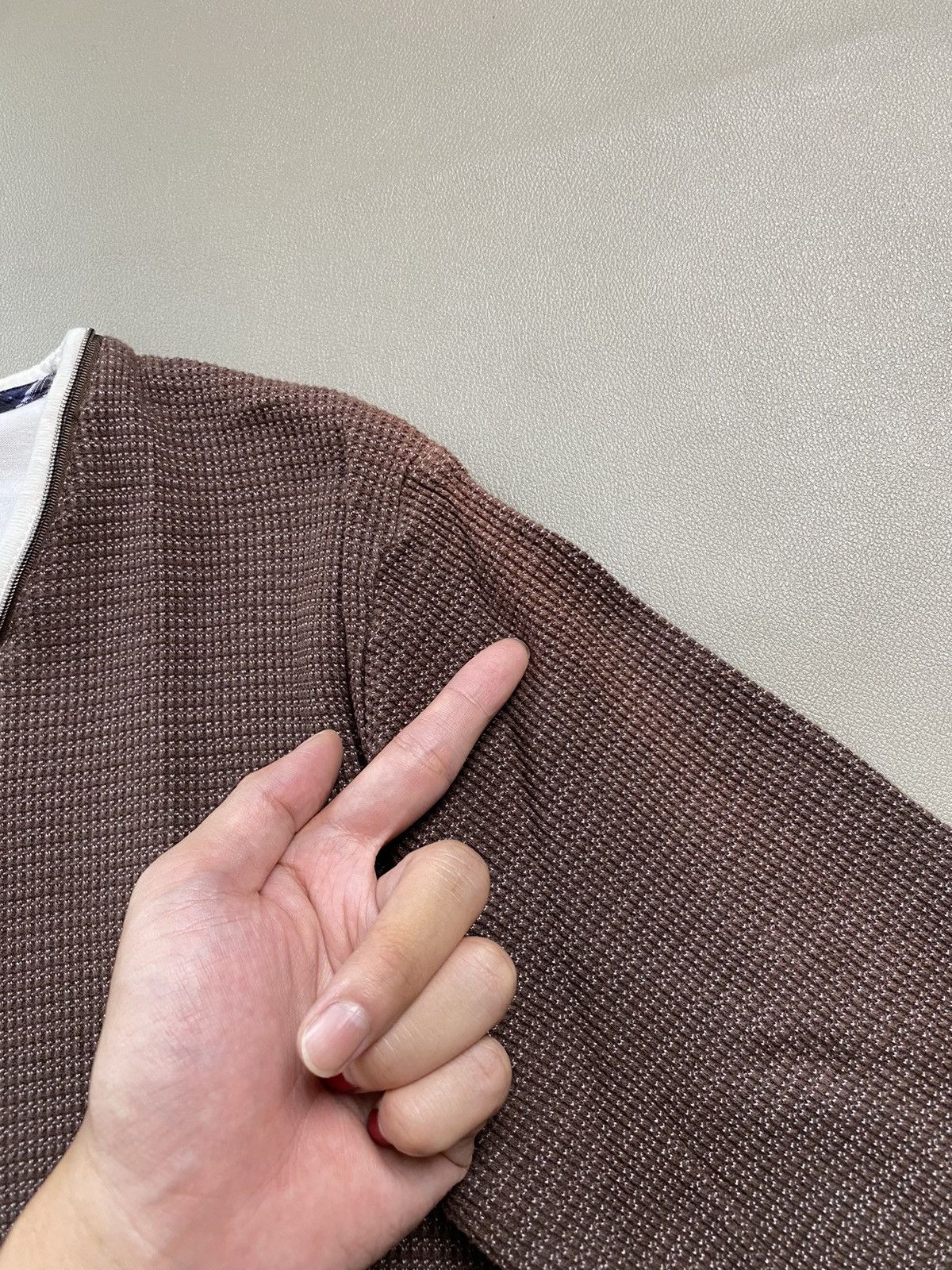 14th Addiction × KMRii × Yasuyuki Ishii Nota Bene Double Layer Zip Longsleeve Size US M / EU 48-50 / 2 - 11 Thumbnail
