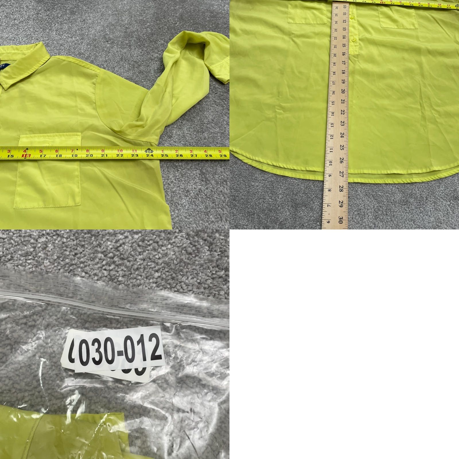 Old Navy Old Navy Button-Up Tunic Shirt Womens XL Yellow Long Sleeve Casual Blouse Shirt (Regular) Size XL / US 12-14 / IT 48-50 - 9 Thumbnail