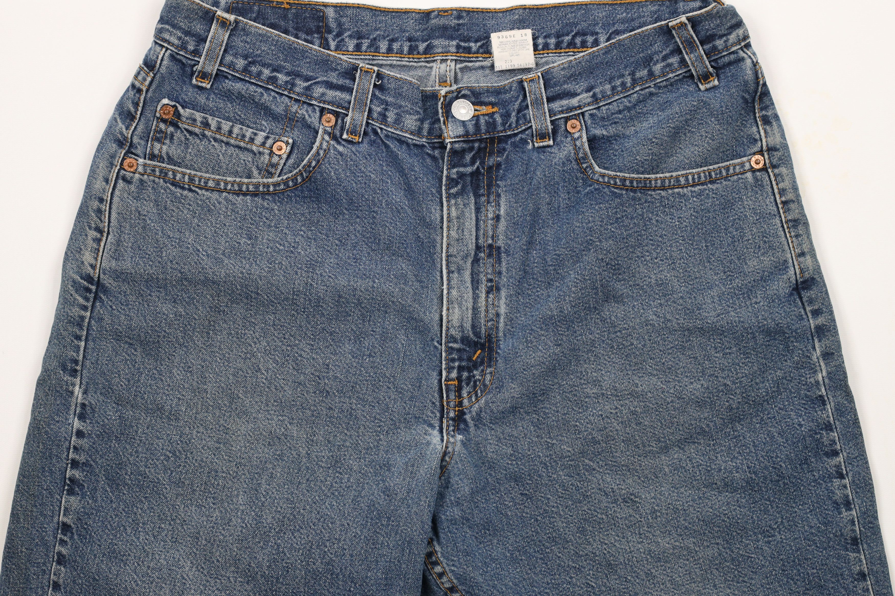 Levi's × Vintage Vintage 90s Levis 550 Fit Denim Jean Shorts Jorts Size US 36 / EU 52 - 3 Thumbnail