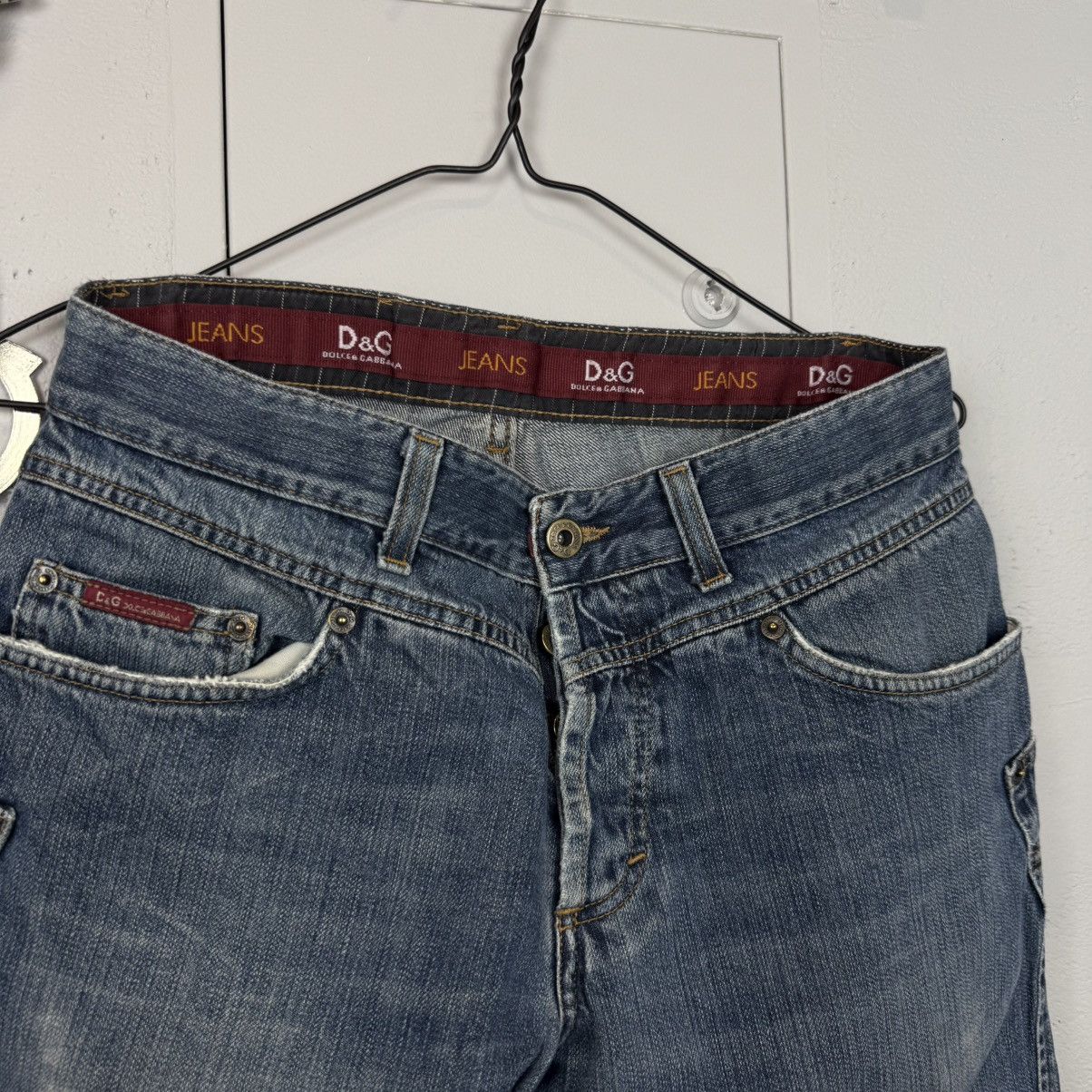 Dolce & Gabbana Vintage Multi pocket Dolce& Gabbana Avant Garde Jeans Size US 32 / EU 48 - 4 Thumbnail