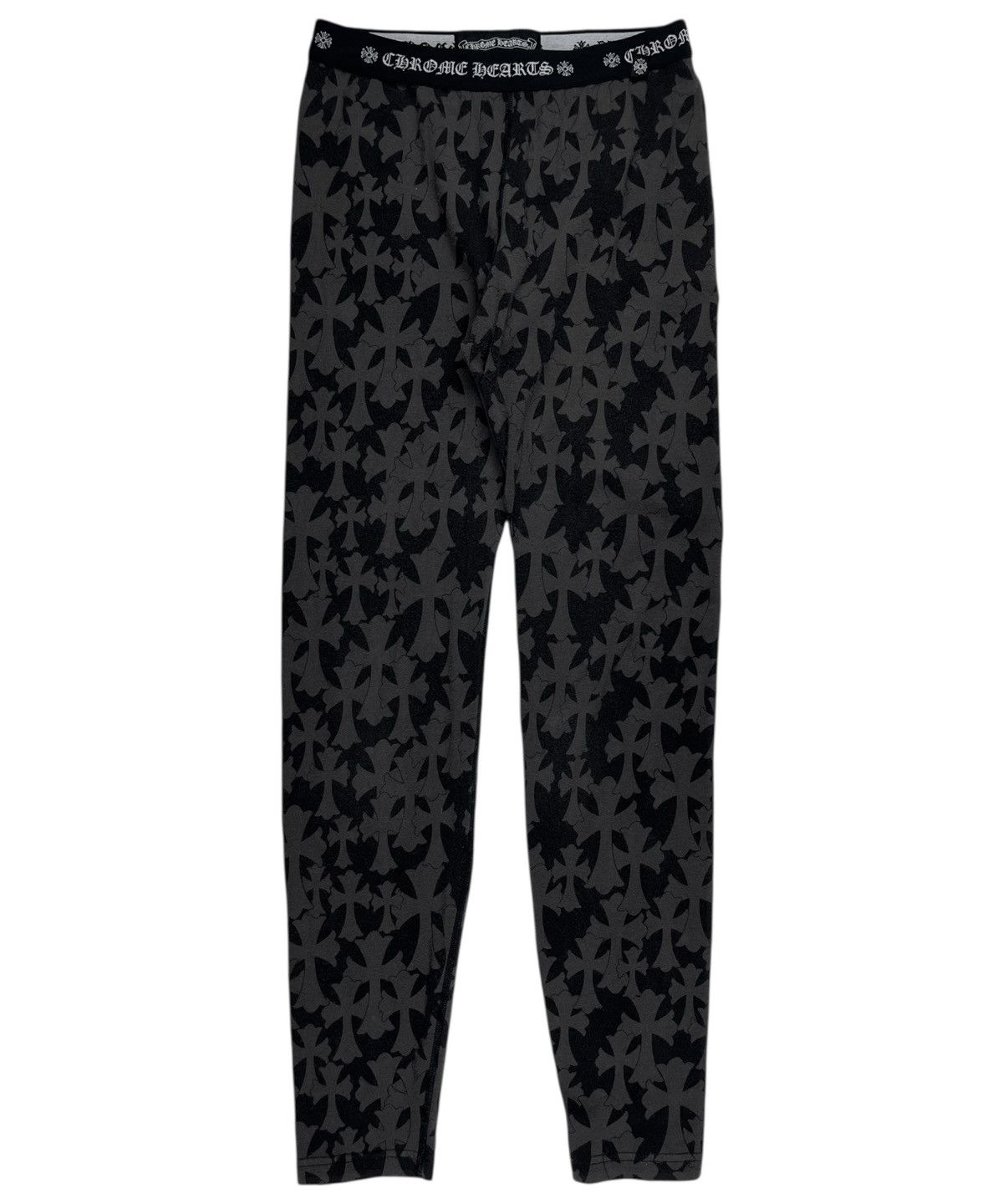 Chrome Hearts Chrome Hearts Cemetery Cross Allover Logo Print Leggings Size 26" / US 2 / IT 38 - 1 Thumbnail