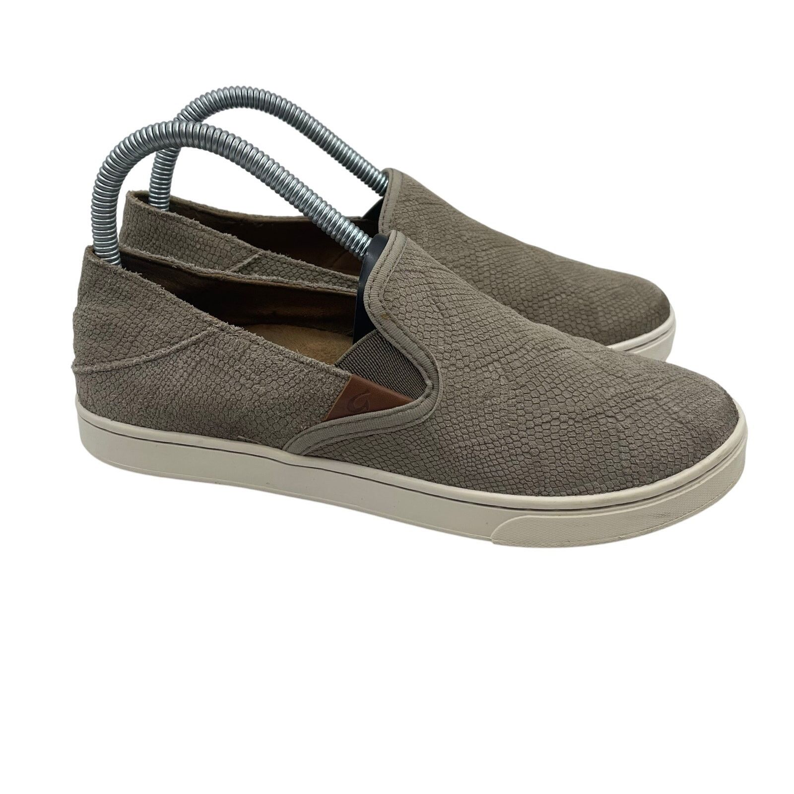 Olukai Olukai Pehuea Slip On Loafers Clay Brown Leather Womens 7.5 Size US 7.5 / IT 37.5 - 3 Thumbnail