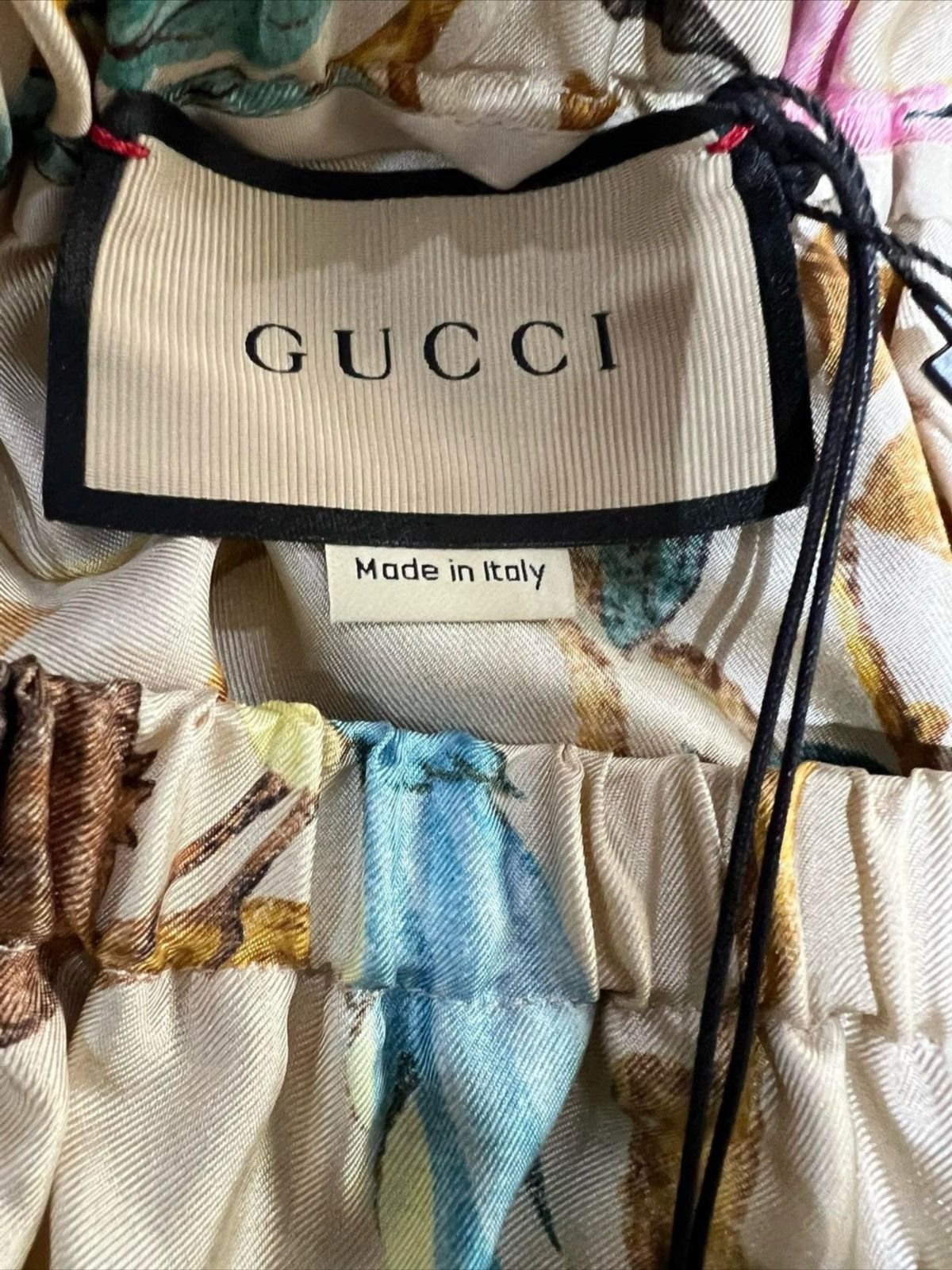 Gucci Gucci Tian-print silk palazzo trousers Size 25" / US 0 / IT 36 - 5 Thumbnail