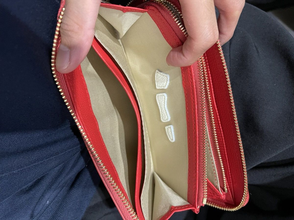 Kapital Kapital Bone Hand Zip Long Wallet Red Size ONE SIZE - 6 Thumbnail